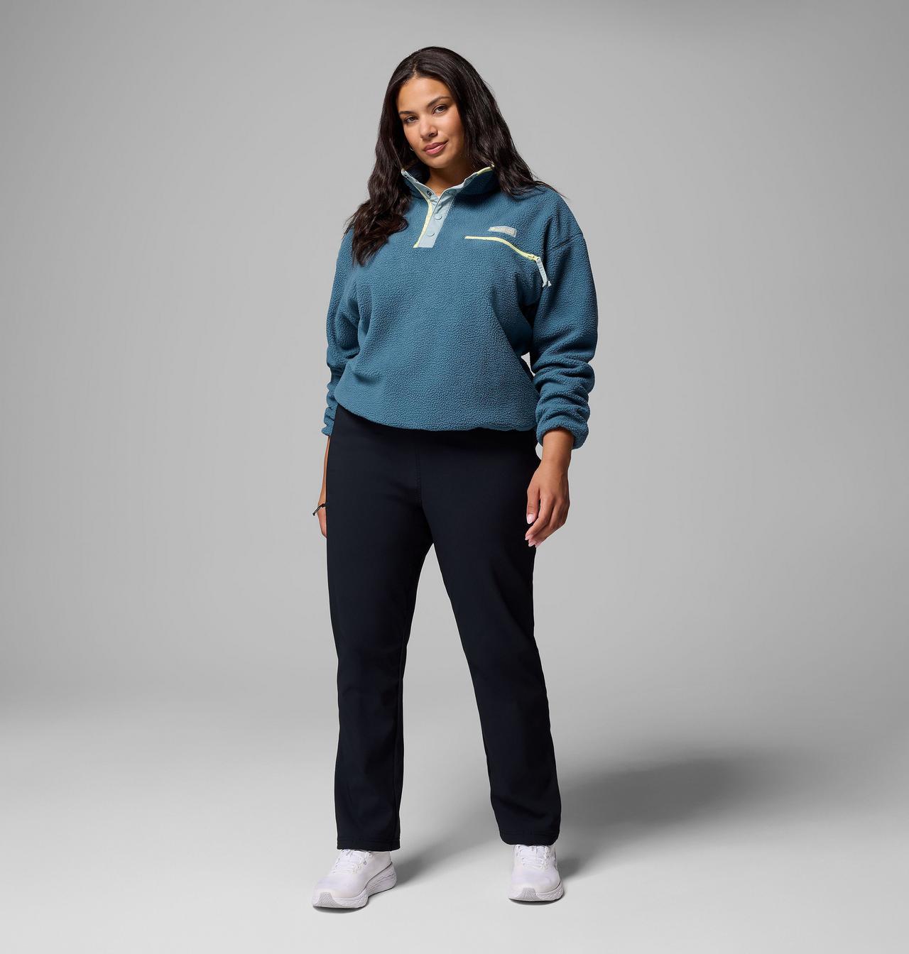 Women's Helvetia™ II Cropped Half Snap Fleece Pullover - Plus Size 2