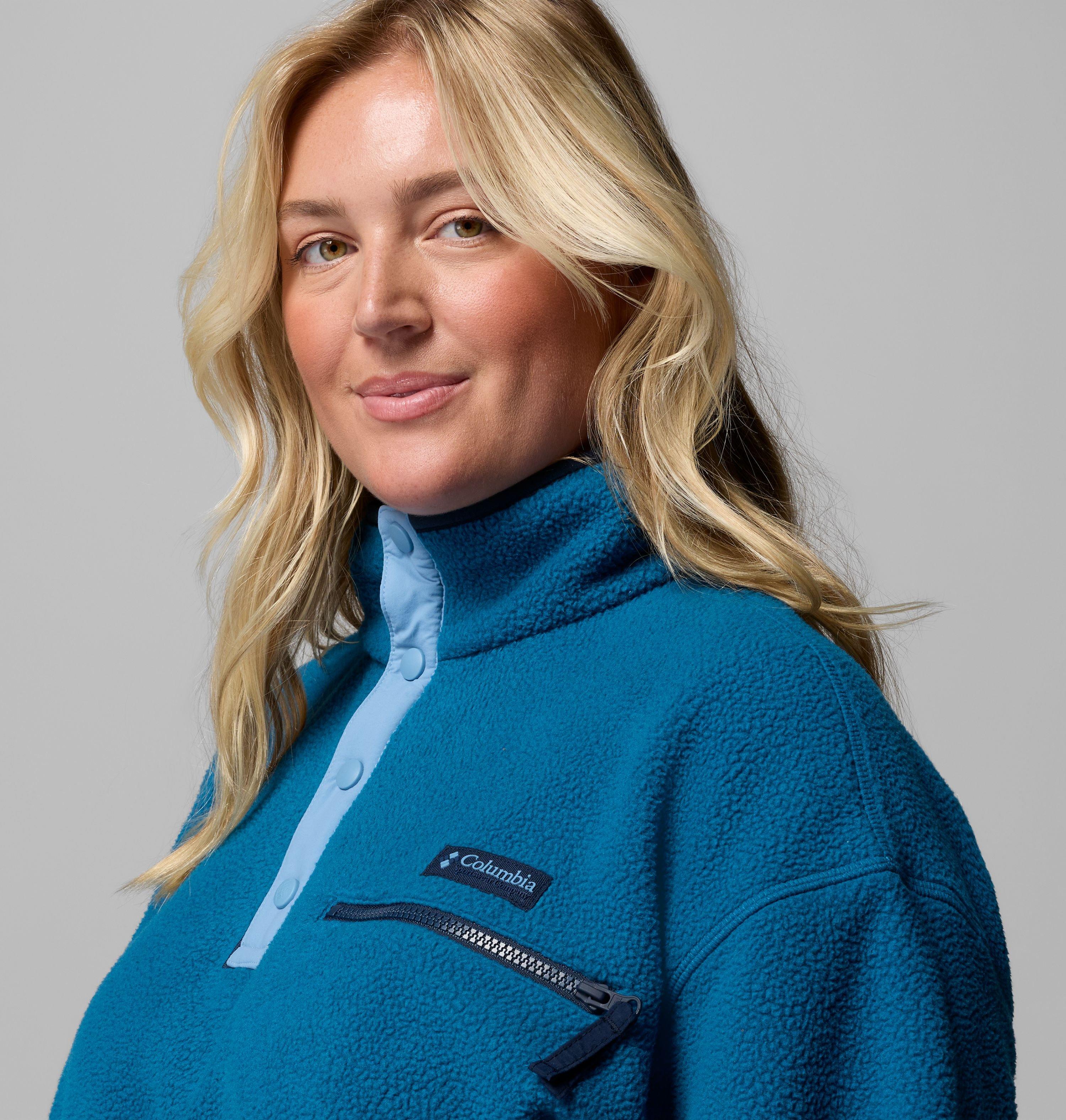 Women's Helvetia II Cropped Half Snap Fleece Pullover - Plus Size | 442 | 2X 5