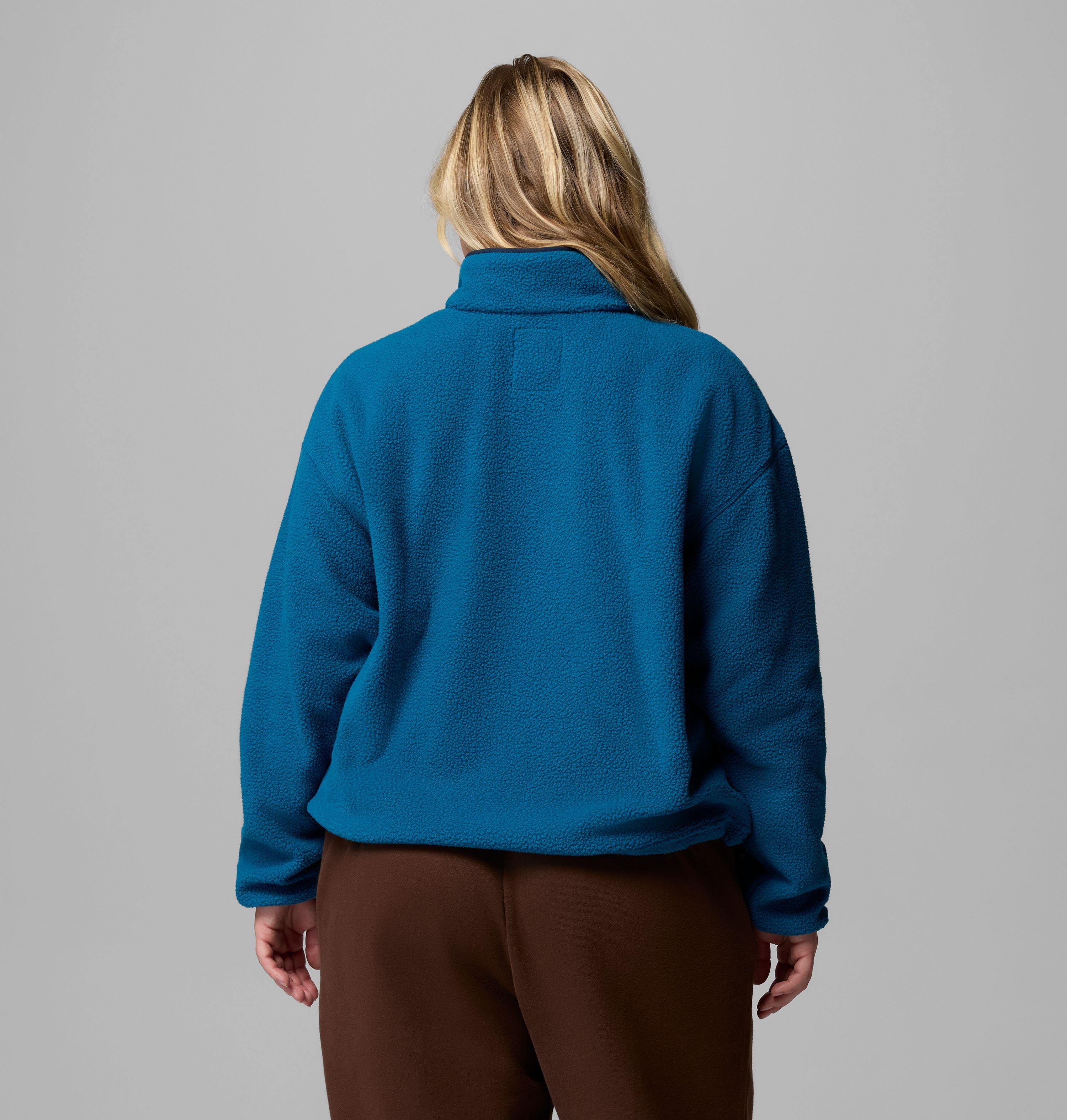 Women's Helvetia II Cropped Half Snap Fleece Pullover - Plus Size | 442 | 2X 3
