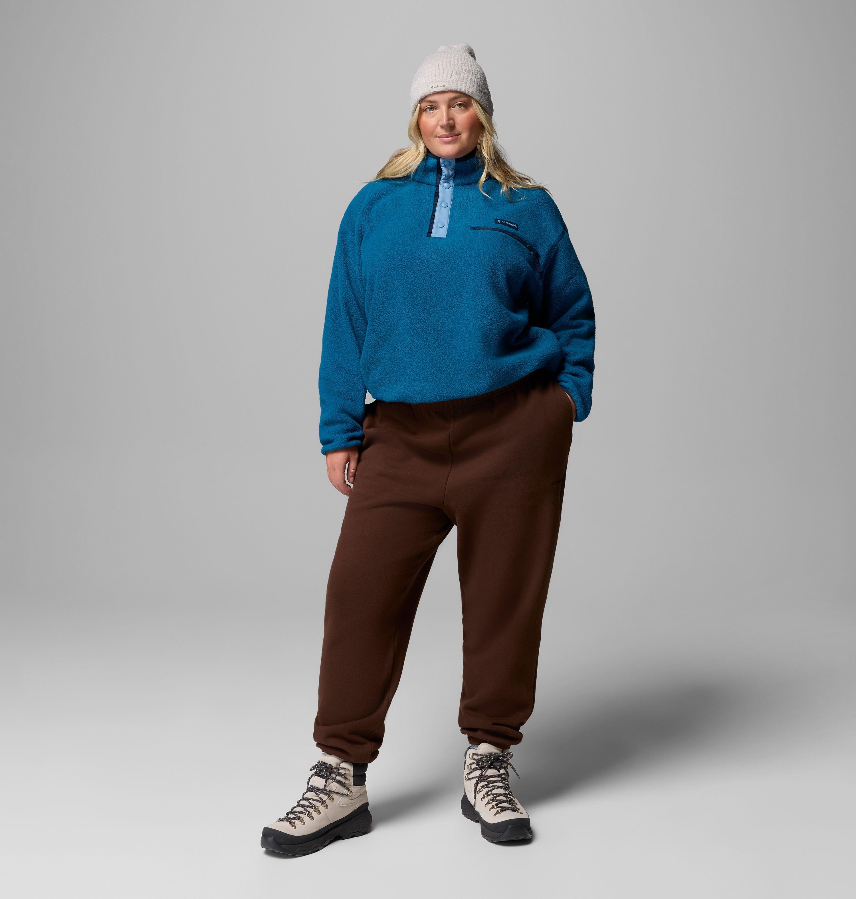 Women's Helvetia II Cropped Half Snap Fleece Pullover - Plus Size | 442 | 2X 2