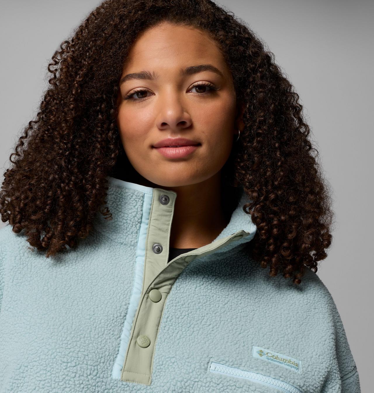 Women's Helvetia™ II Cropped Half Snap Fleece Pullover - Plus Size | 462 | 3X 5