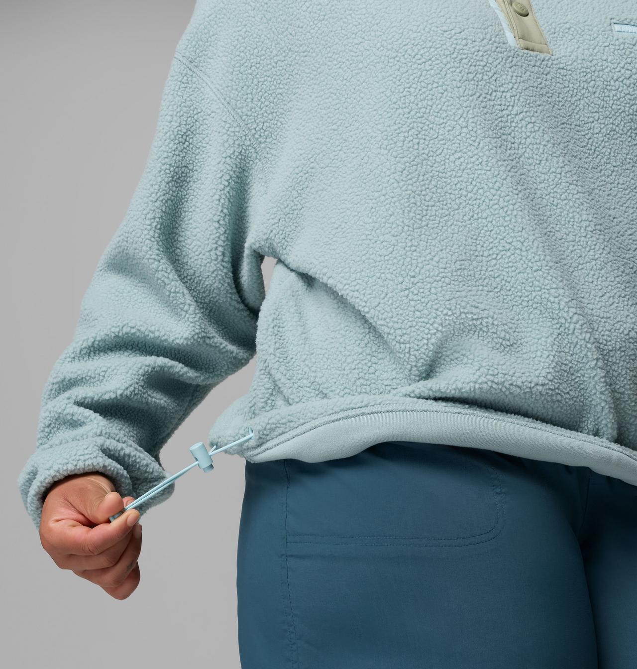 Women's Helvetia™ II Cropped Half Snap Fleece Pullover - Plus Size | 462 | 3X 6