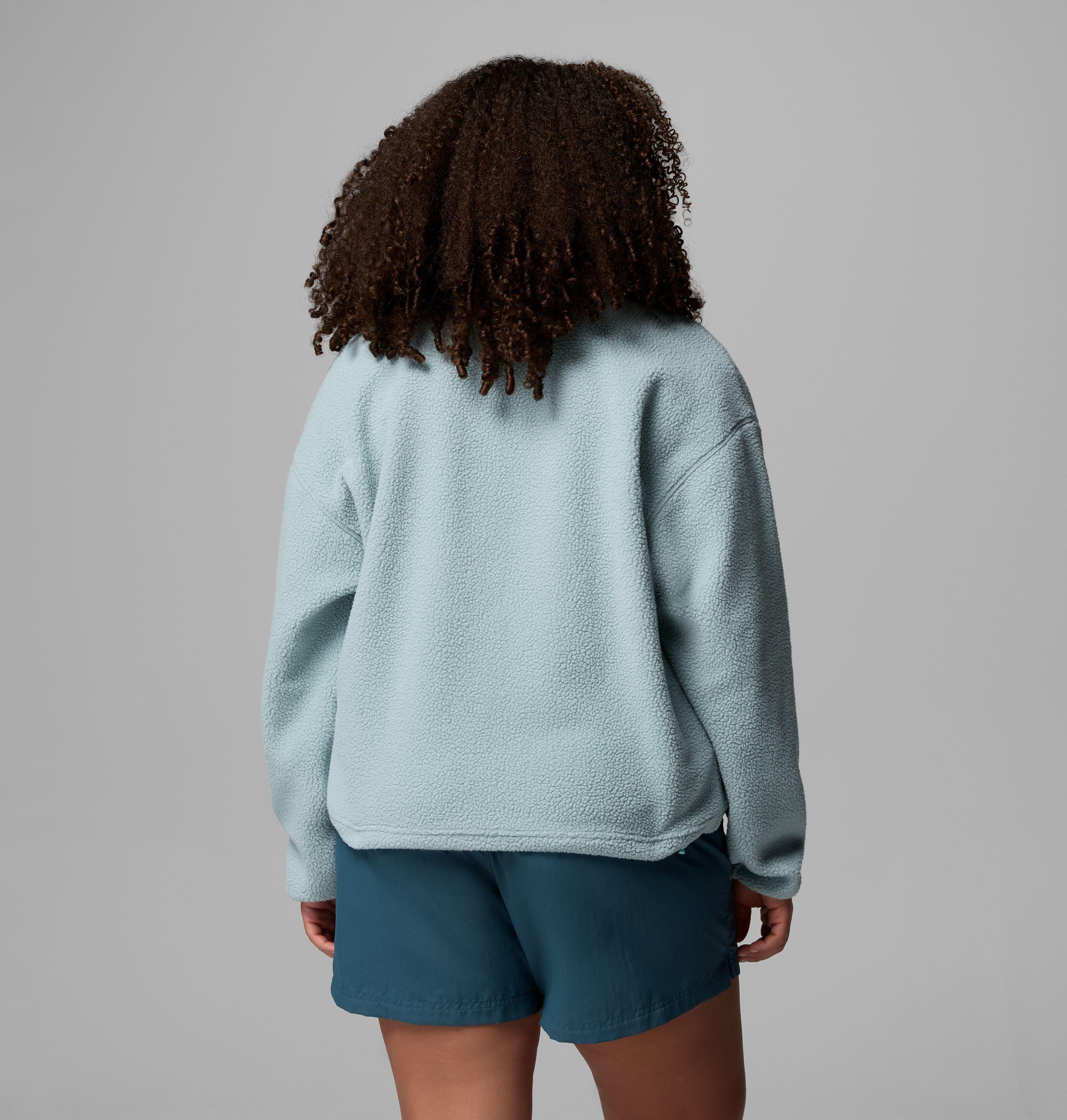 Women's Helvetia II Cropped Half Snap Fleece Pullover - Plus Size | 462 | 2X 3