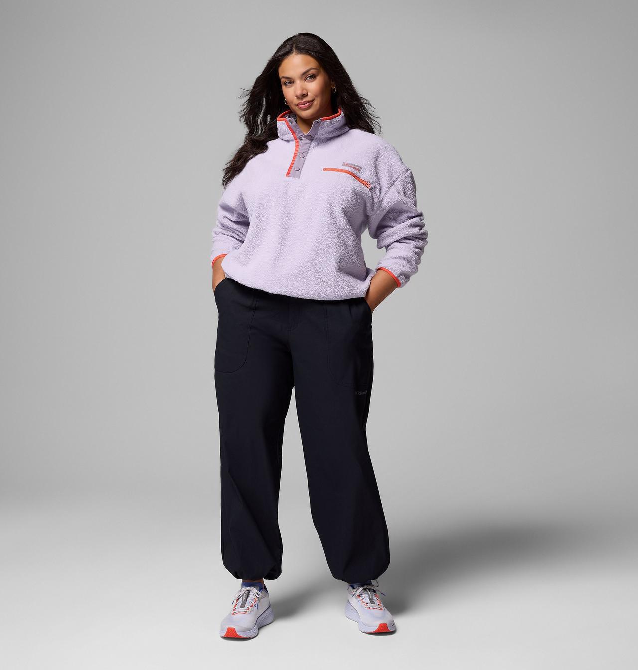 Women's Helvetia™ II Cropped Half Snap Fleece Pullover - Plus Size 2