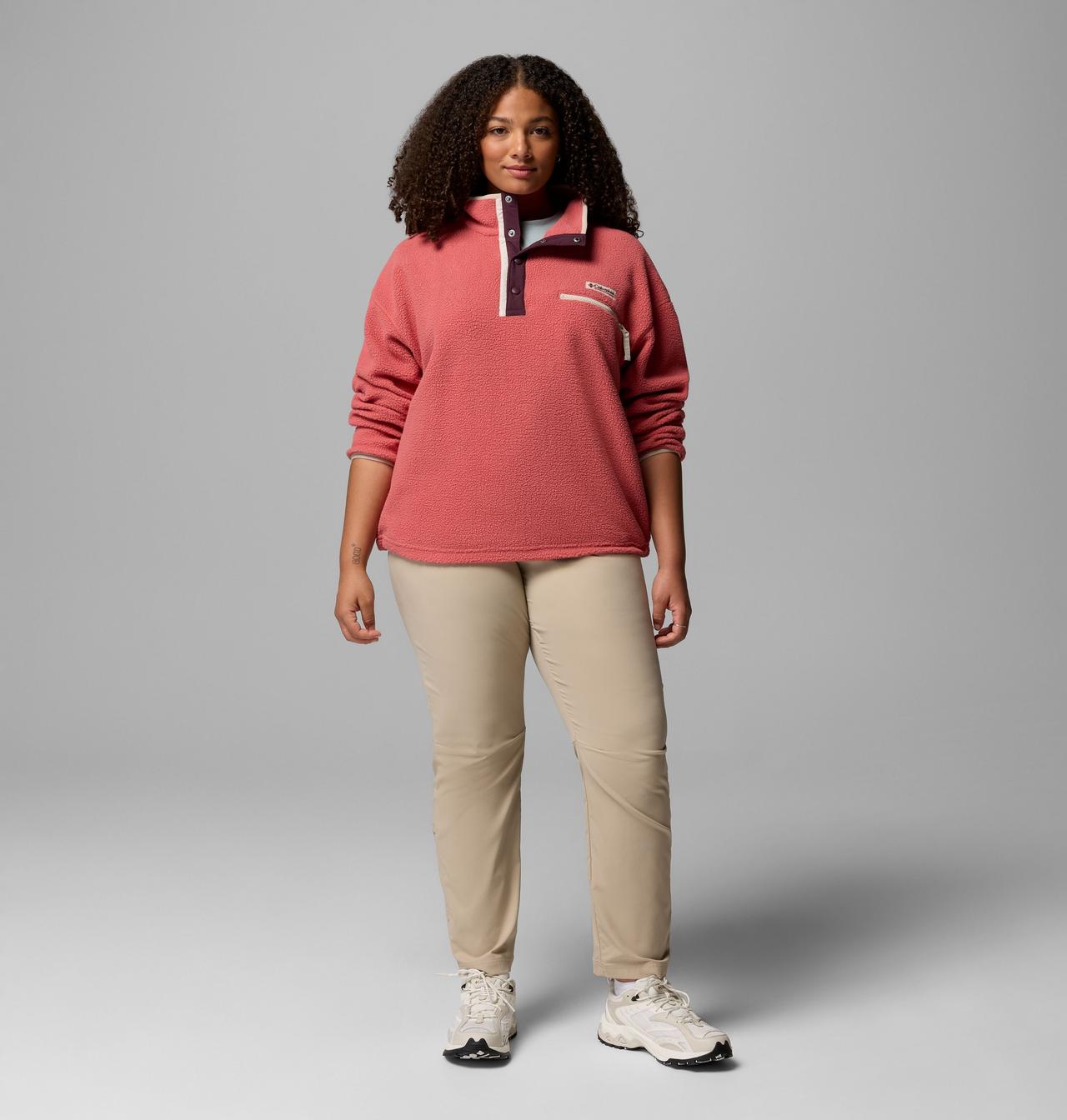 Women's Helvetia™ II Cropped Half Snap Fleece Pullover - Plus Size | 643 | 3X 2
