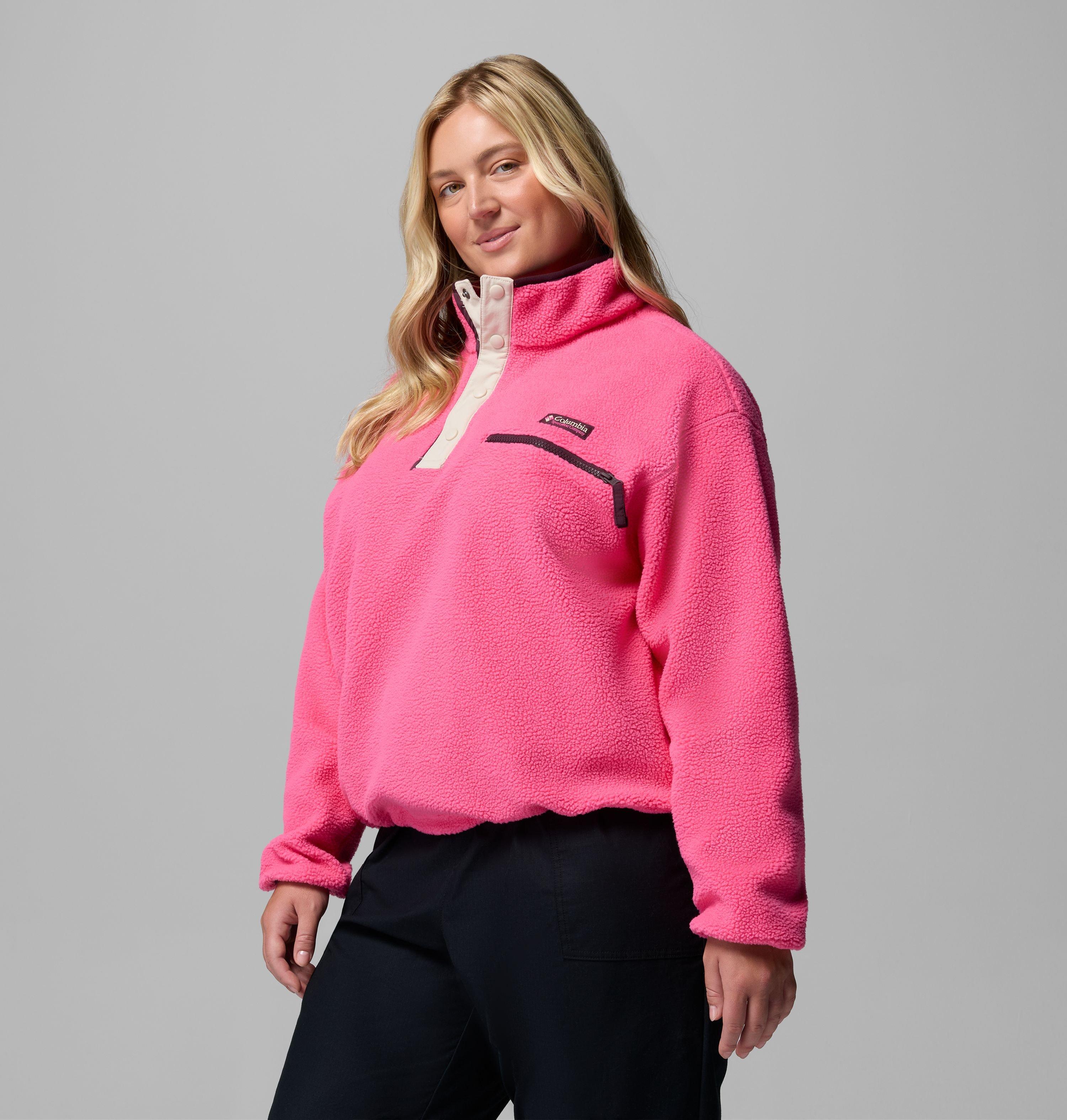 Women's Helvetia II Cropped Half Snap Fleece Pullover - Plus Size | 657 | 2X 4