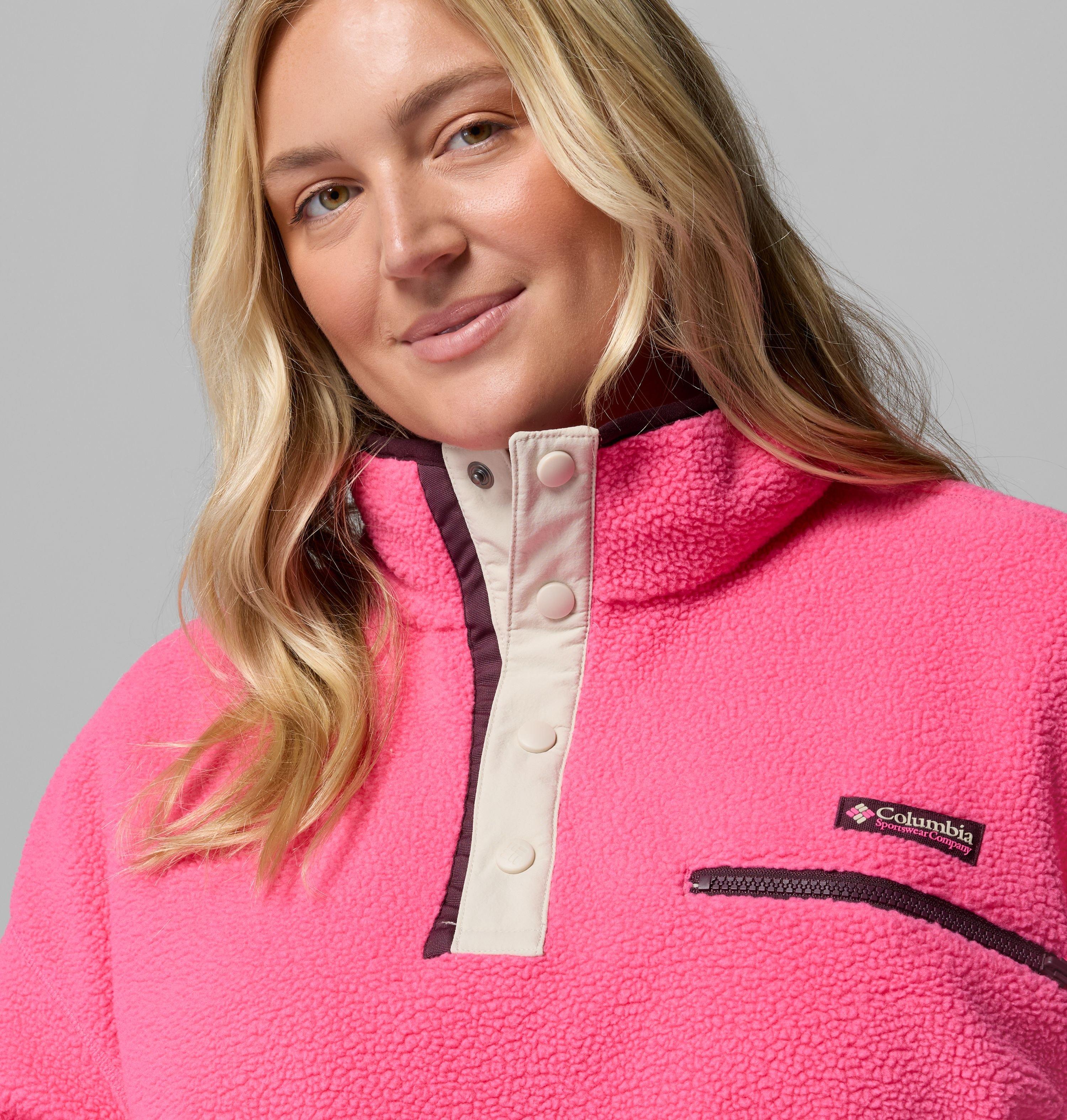Women's Helvetia II Cropped Half Snap Fleece Pullover - Plus Size | 657 | 2X 5