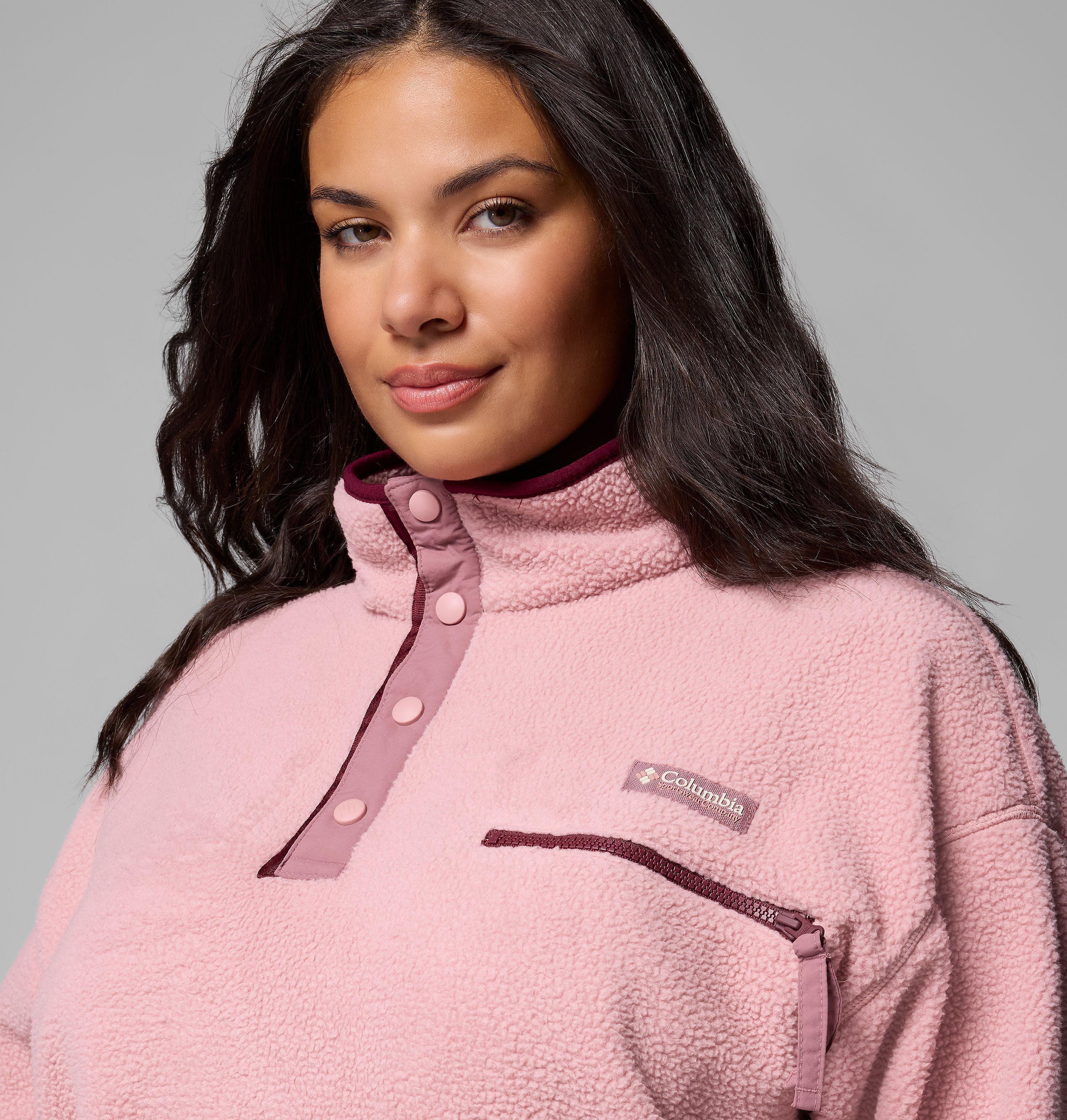 Femme Chandail en laine polaire avec demi-patte à boutons-pression Helvetia II – Grandes tailles 5