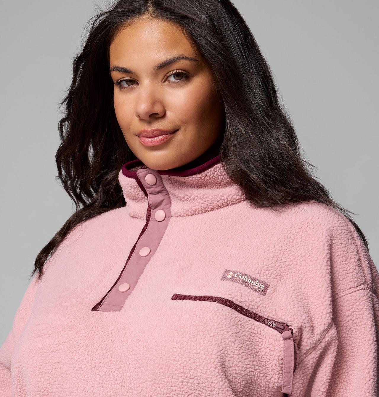 Women's Helvetia™ II Cropped Half Snap Fleece Pullover - Plus Size | 659 | 3X 5