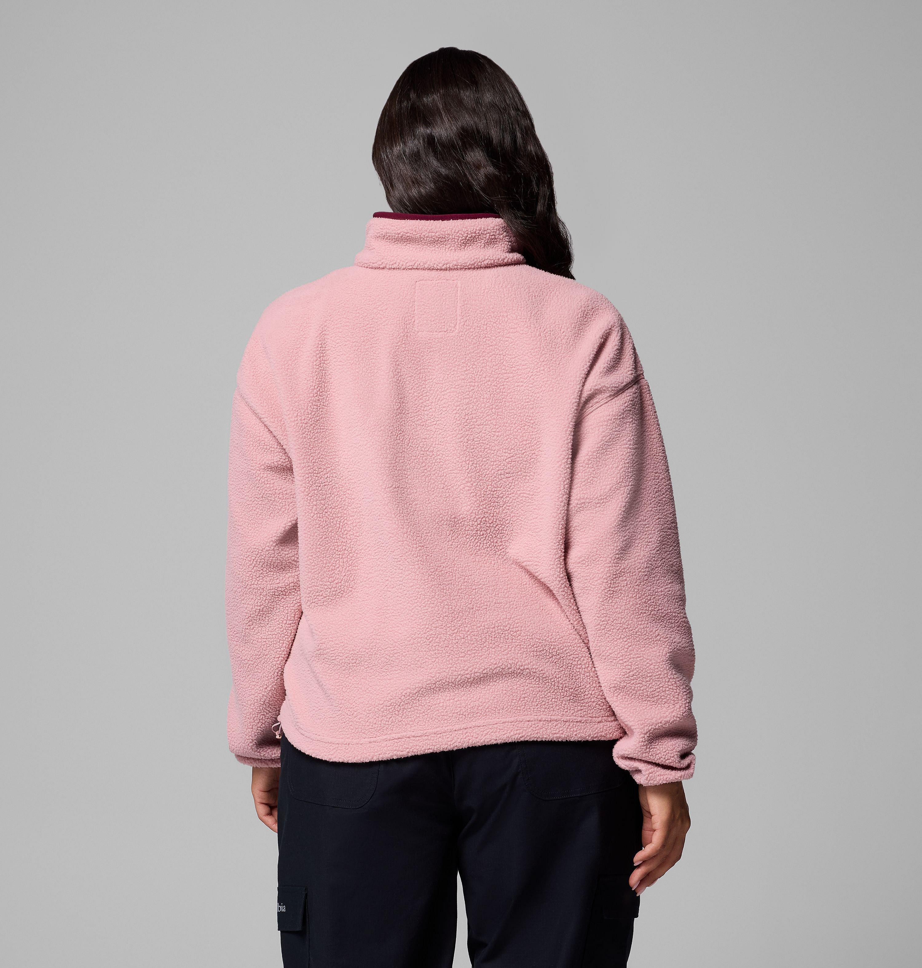 Femme Chandail en laine polaire avec demi-patte à boutons-pression Helvetia II – Grandes tailles 3