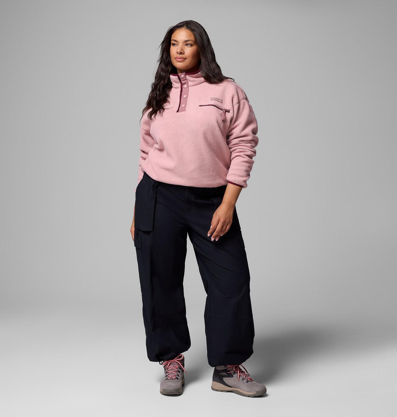 Women's Helvetia™ II Cropped Half Snap Fleece Pullover - Plus Size | 659 | 3X 2