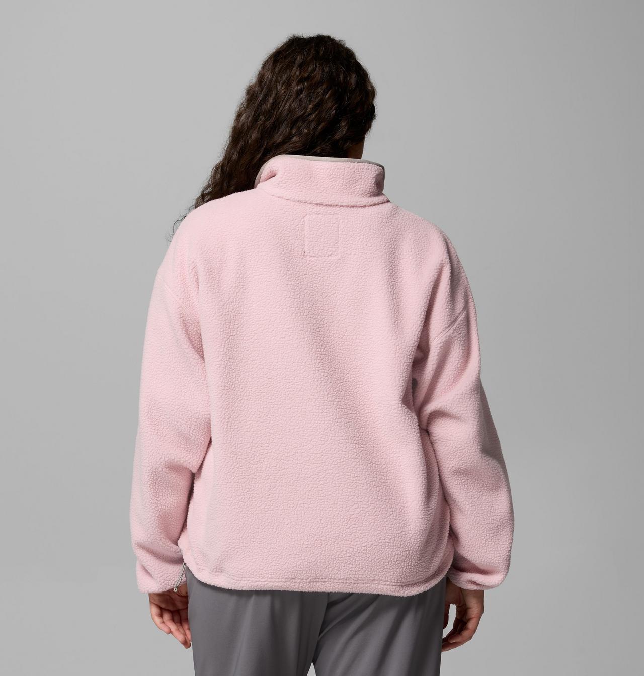 Women's Helvetia II Cropped Half Snap Fleece Pullover - Plus Size