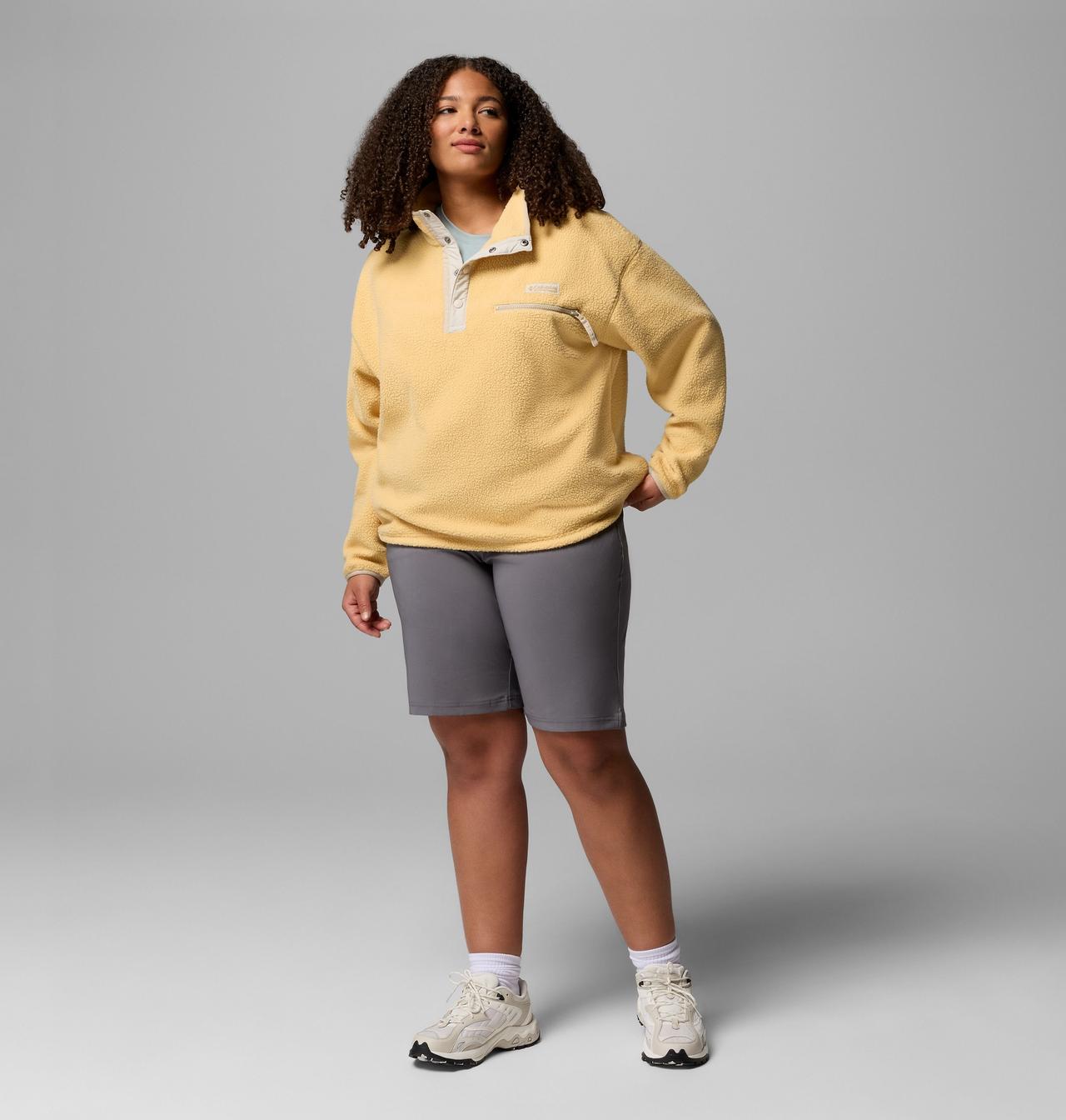 Women's Helvetia™ II Cropped Half Snap Fleece Pullover - Plus Size | 715 | 1X 2