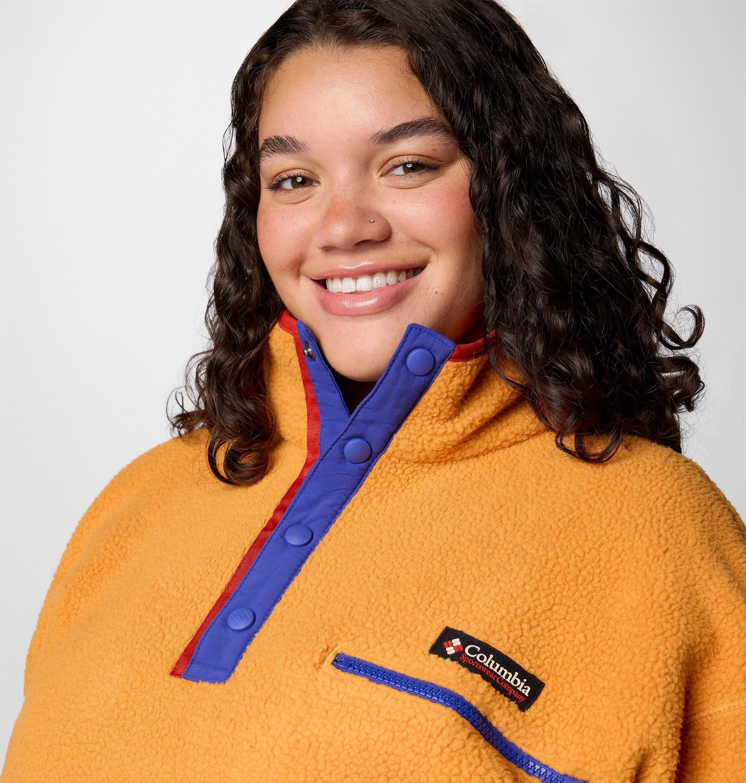 Women's Helvetia II Cropped Half Snap Fleece Pullover - Plus Size 5