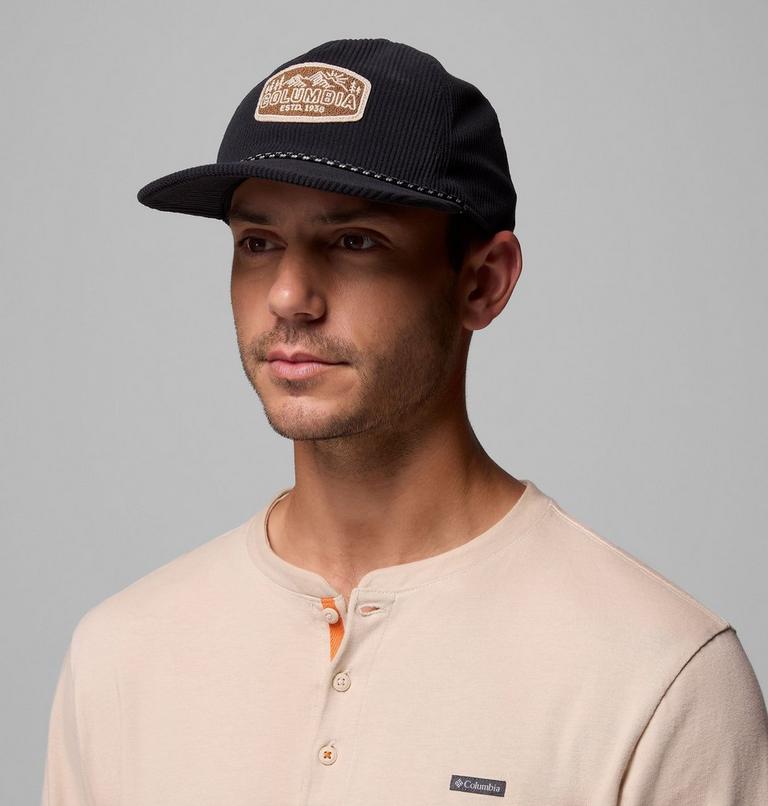 Unisex Packsaddle Corduroy Snap Back, Color: Black, Chenille Patch, image 3