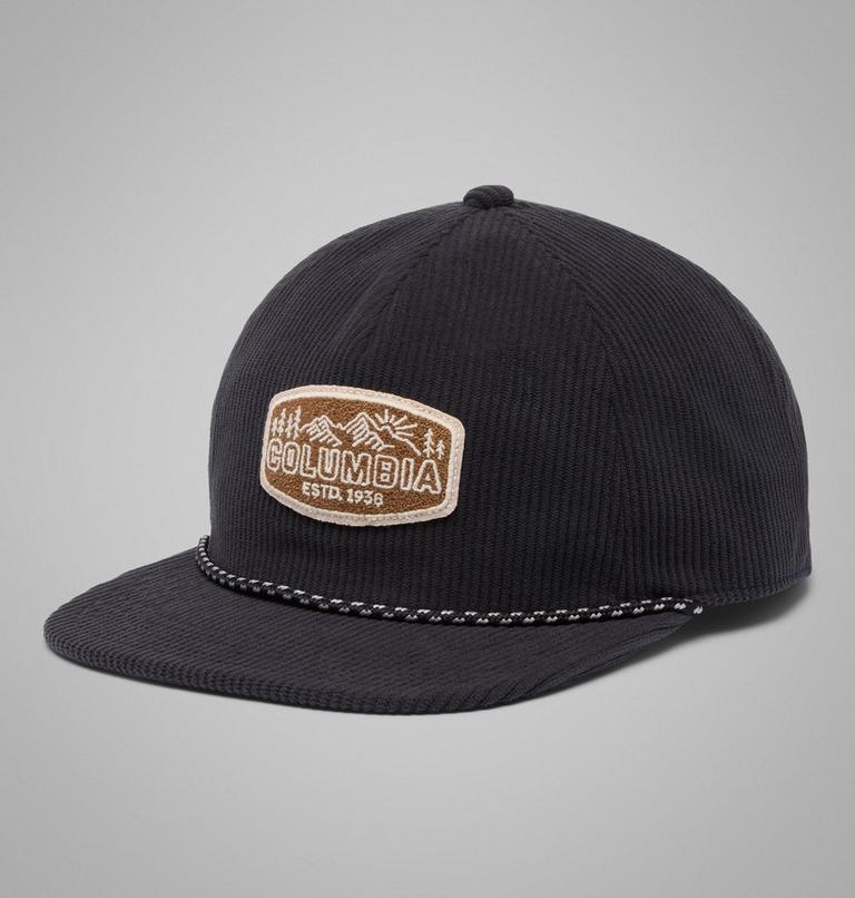 Unisex Packsaddle Corduroy Snap Back, Color: Black, Chenille Patch, image 1