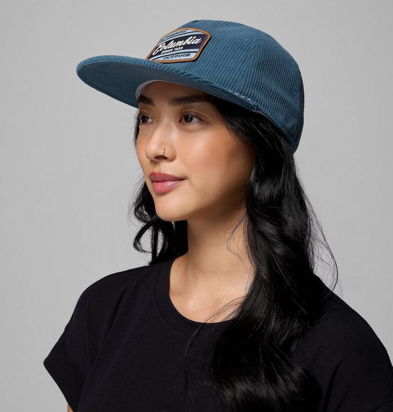 Cappellino snapback in velluto a coste Packsaddle unisex, Color: Everblue, Columbia Fill Script, image 5