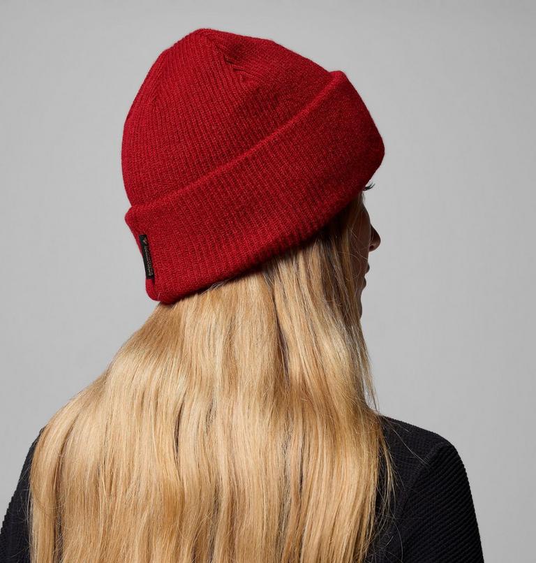 Unisex Provisions Cuffed Beanie, Color: Red Dahlia, Heritage High Cascades, image 6