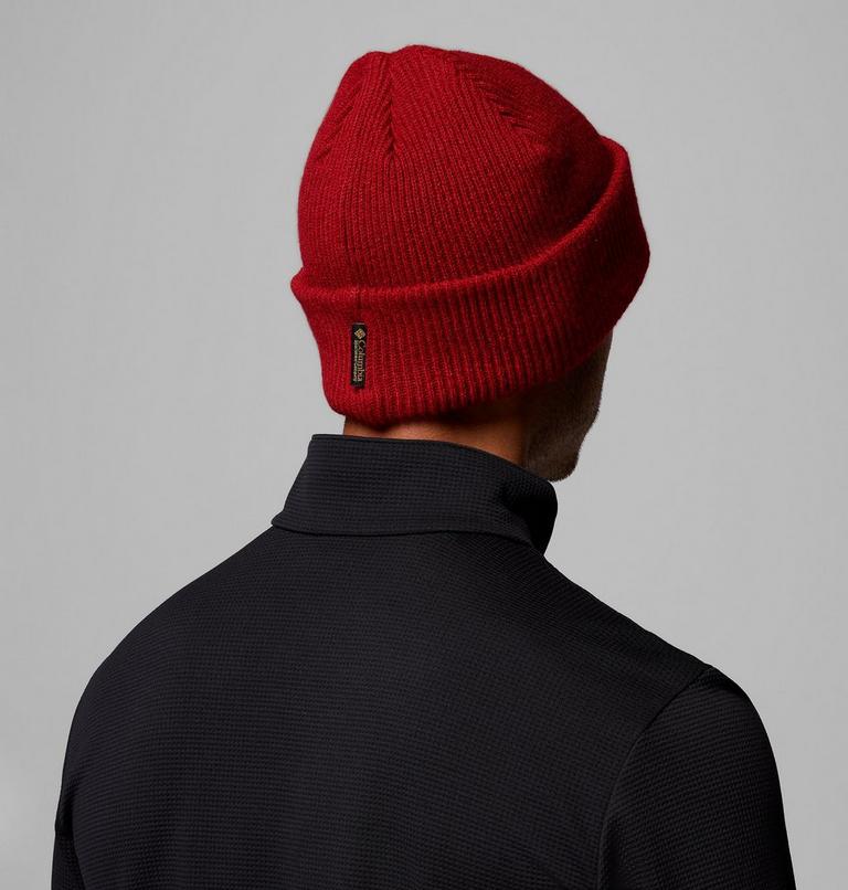 Unisex Provisions Cuffed Beanie, Color: Red Dahlia, Heritage High Cascades, image 4