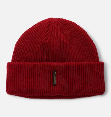Unisex Provisions Cuffed Beanie, Color: Red Dahlia, Heritage High Cascades, image 7