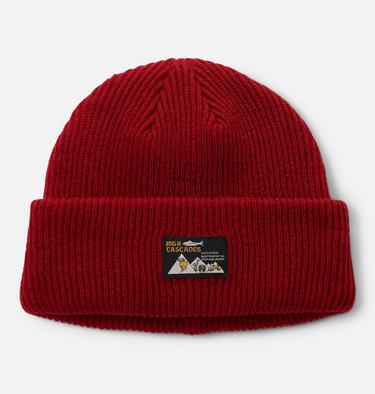 Unisex Provisions Cuffed Beanie, Color: Red Dahlia, Heritage High Cascades, image 6