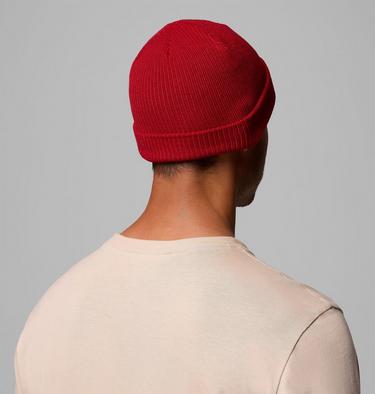 Unisex Portside Fisherman Beanie, Color: Red Dahlia, image 9