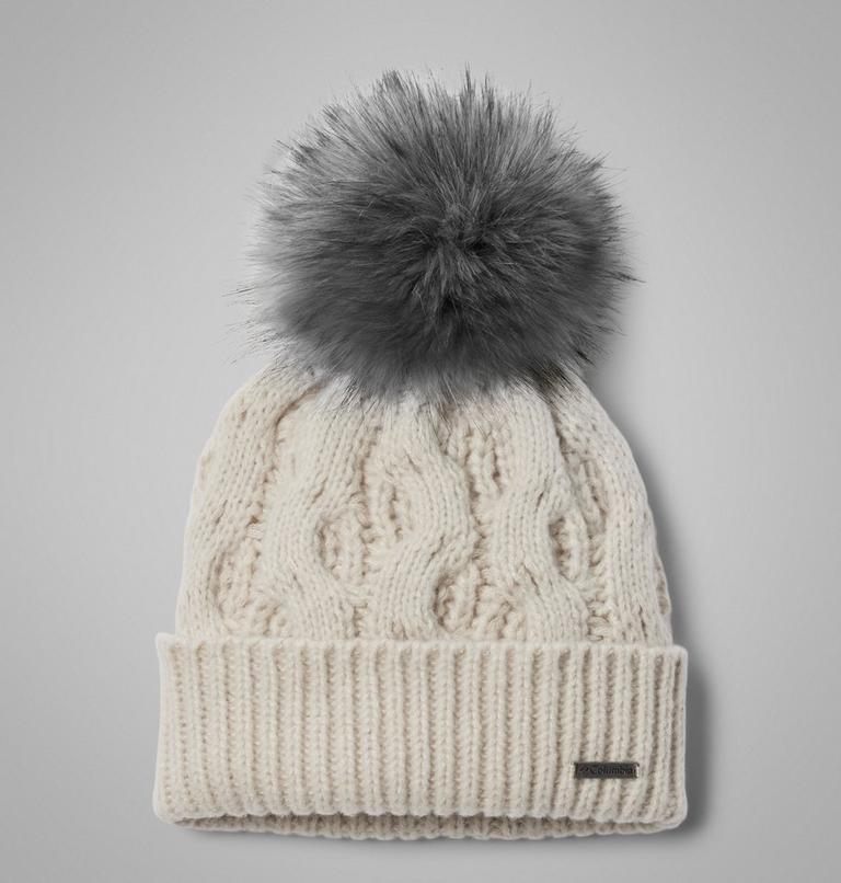 Unisex Boundless Days Cable Knit Pom Beanie, Color: Dark Stone, image 1