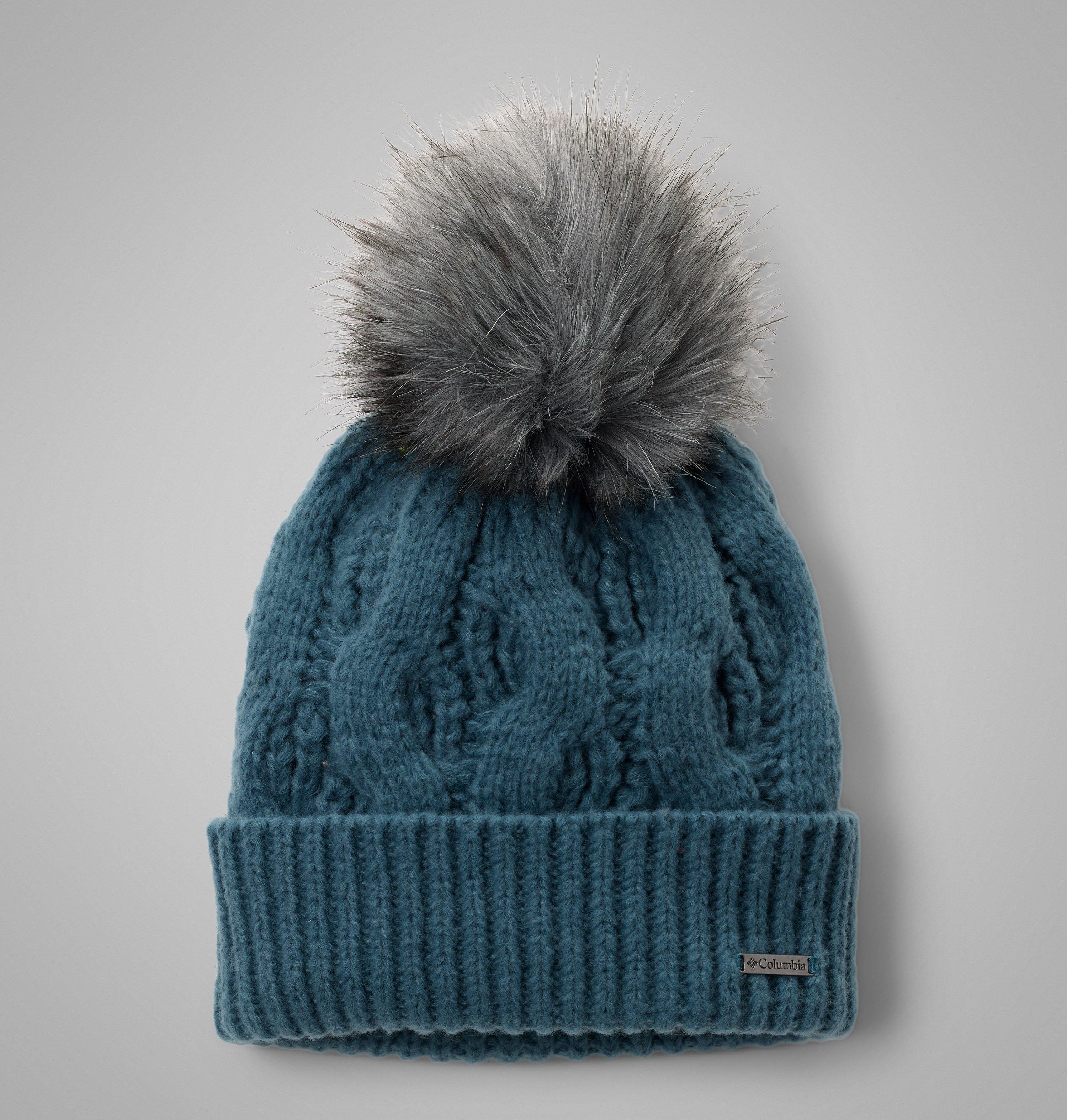 Women's Boundless Days Cable Knit Pom Beanie 1