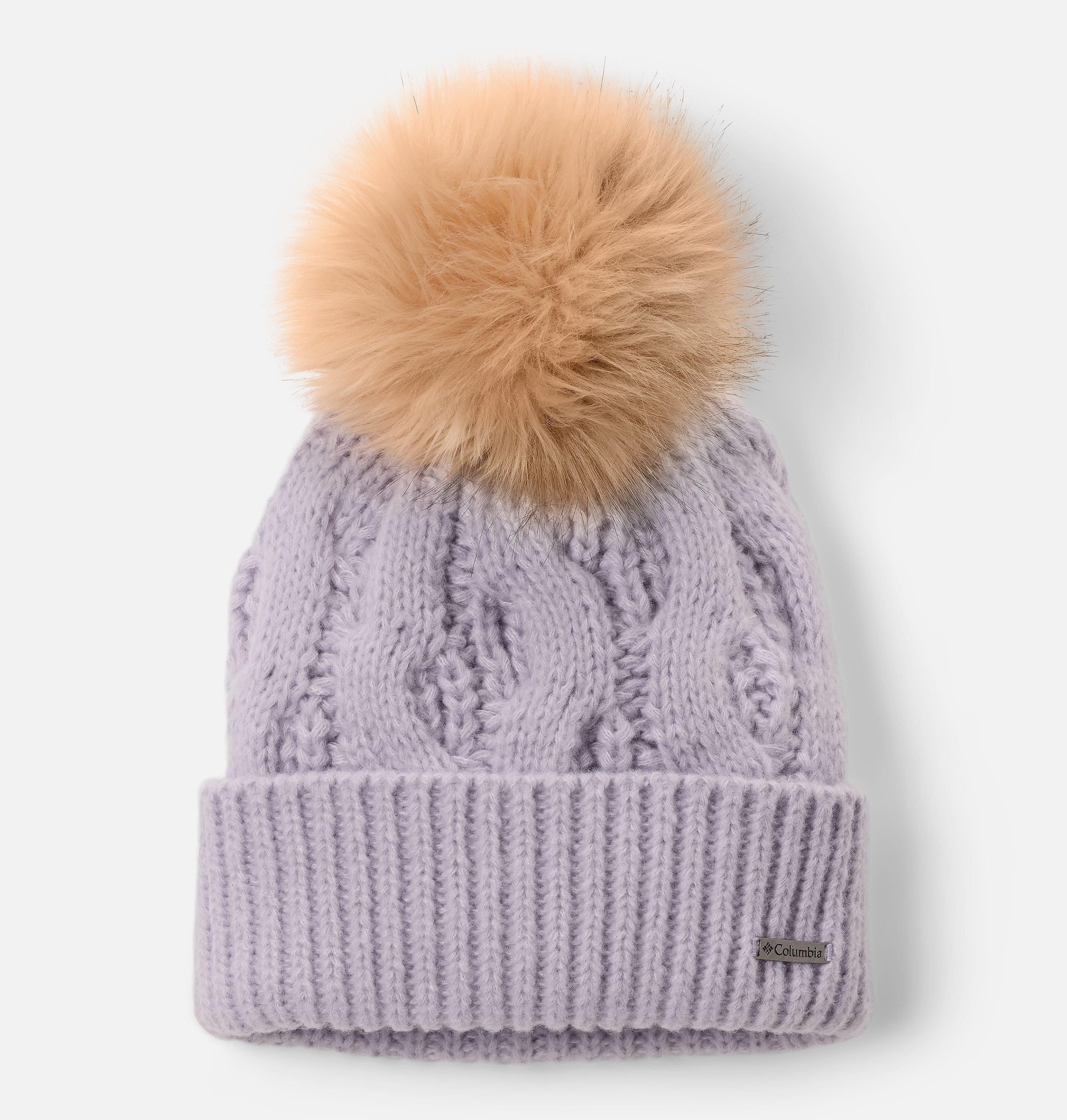 Columbia Women's Boundless Days  Cable Knit Pom Beanie-
