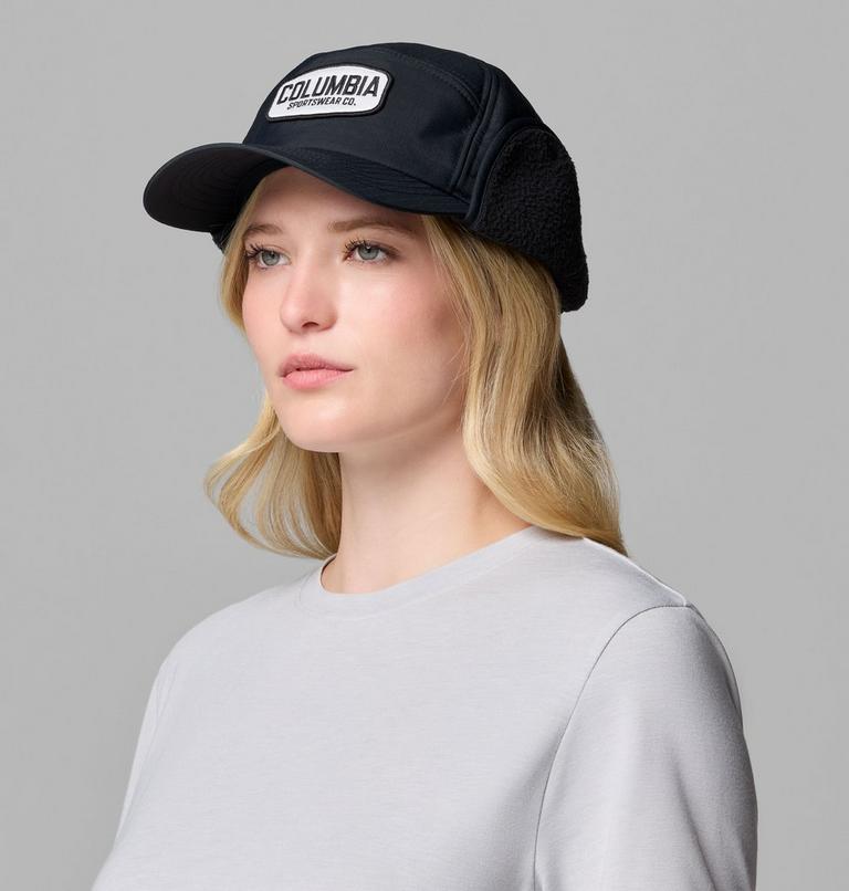 Unisex Landroamer Ear Flap Cap, Color: Black, Working Badge, image 5