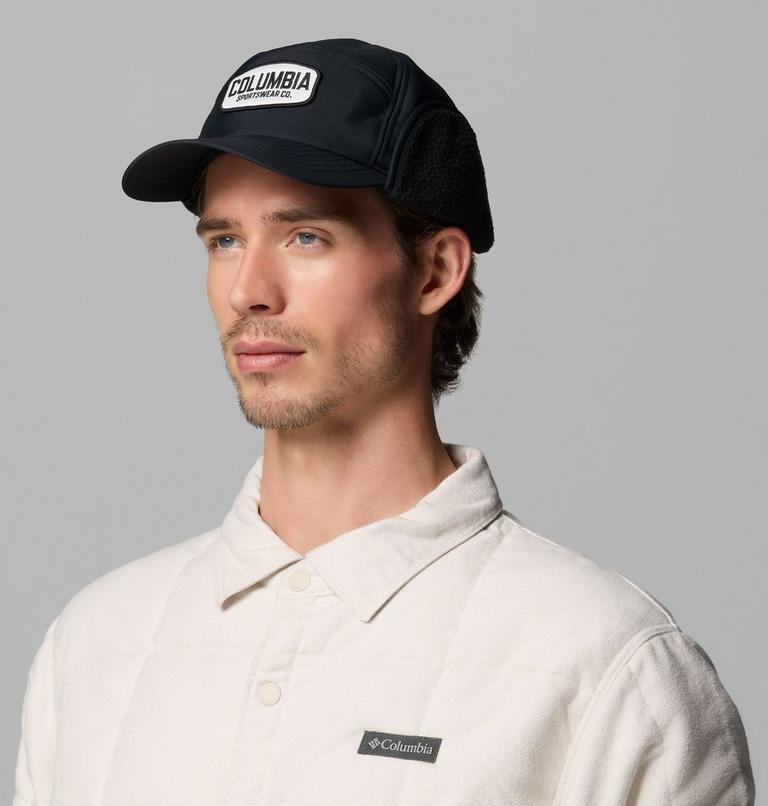 Unisex Landroamer Ear Flap Cap, Color: Black, Working Badge, image 3