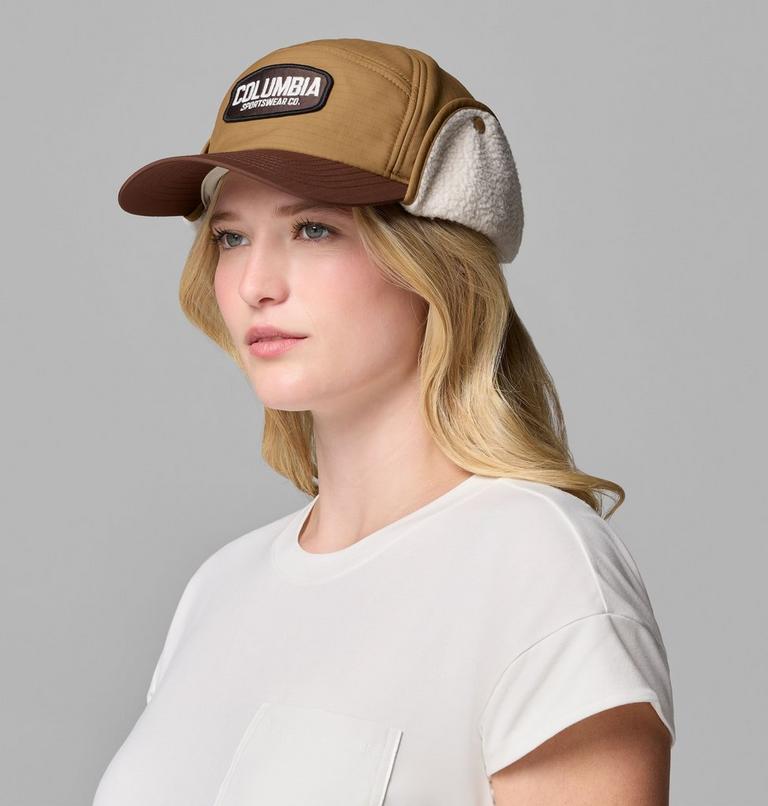 Unisex Landroamer Ear Flap Cap, Color: Delta Tobacco, Working Badge, image 5