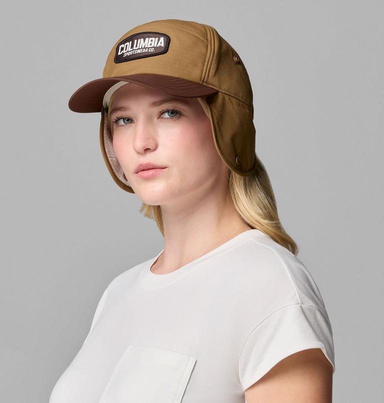 Unisex Landroamer Ear Flap Cap, Color: Delta Tobacco, Working Badge, image 7