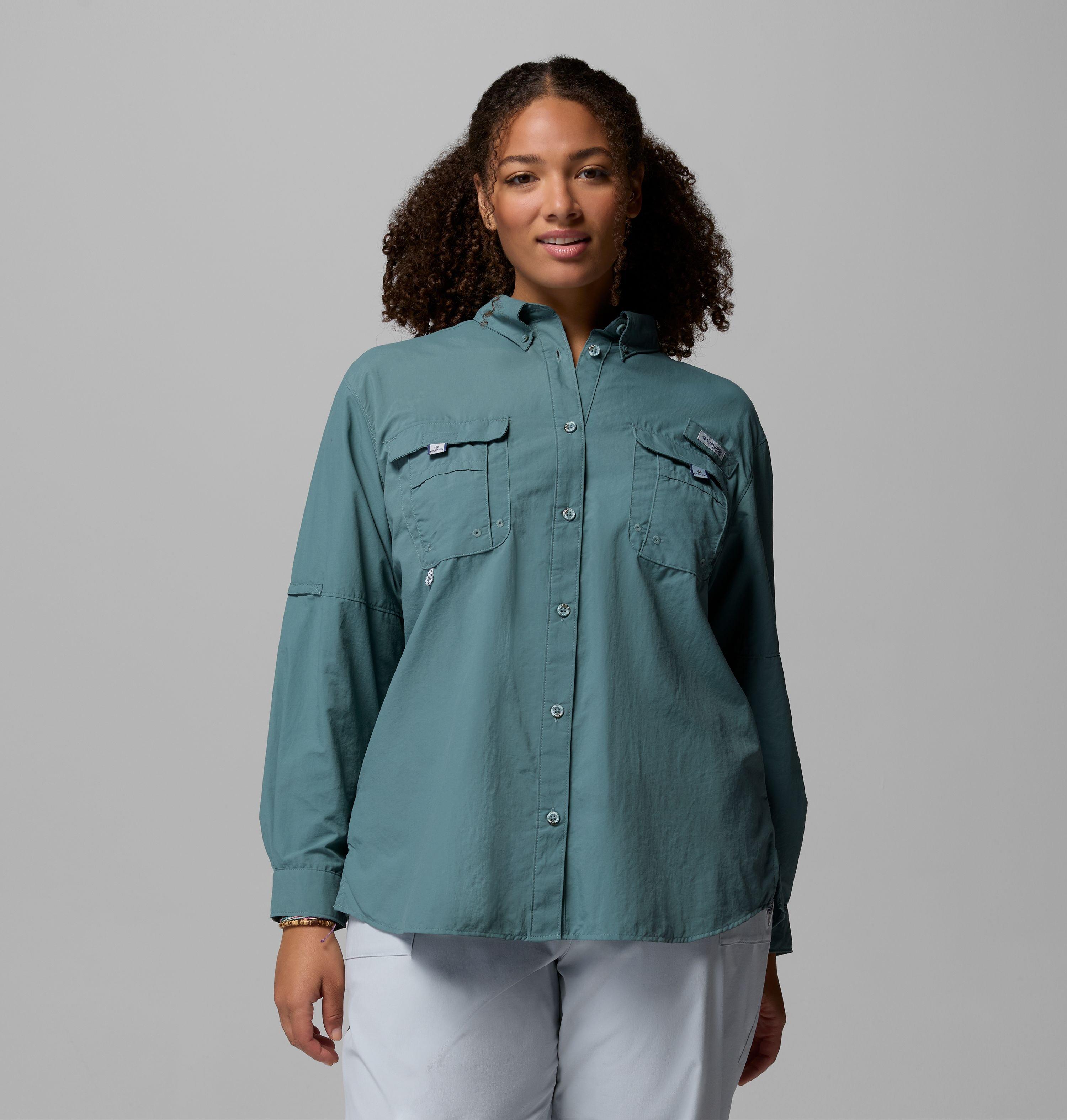 Women's PFG Bahama II Long Sleeve Shirt | 346 | 3X 1