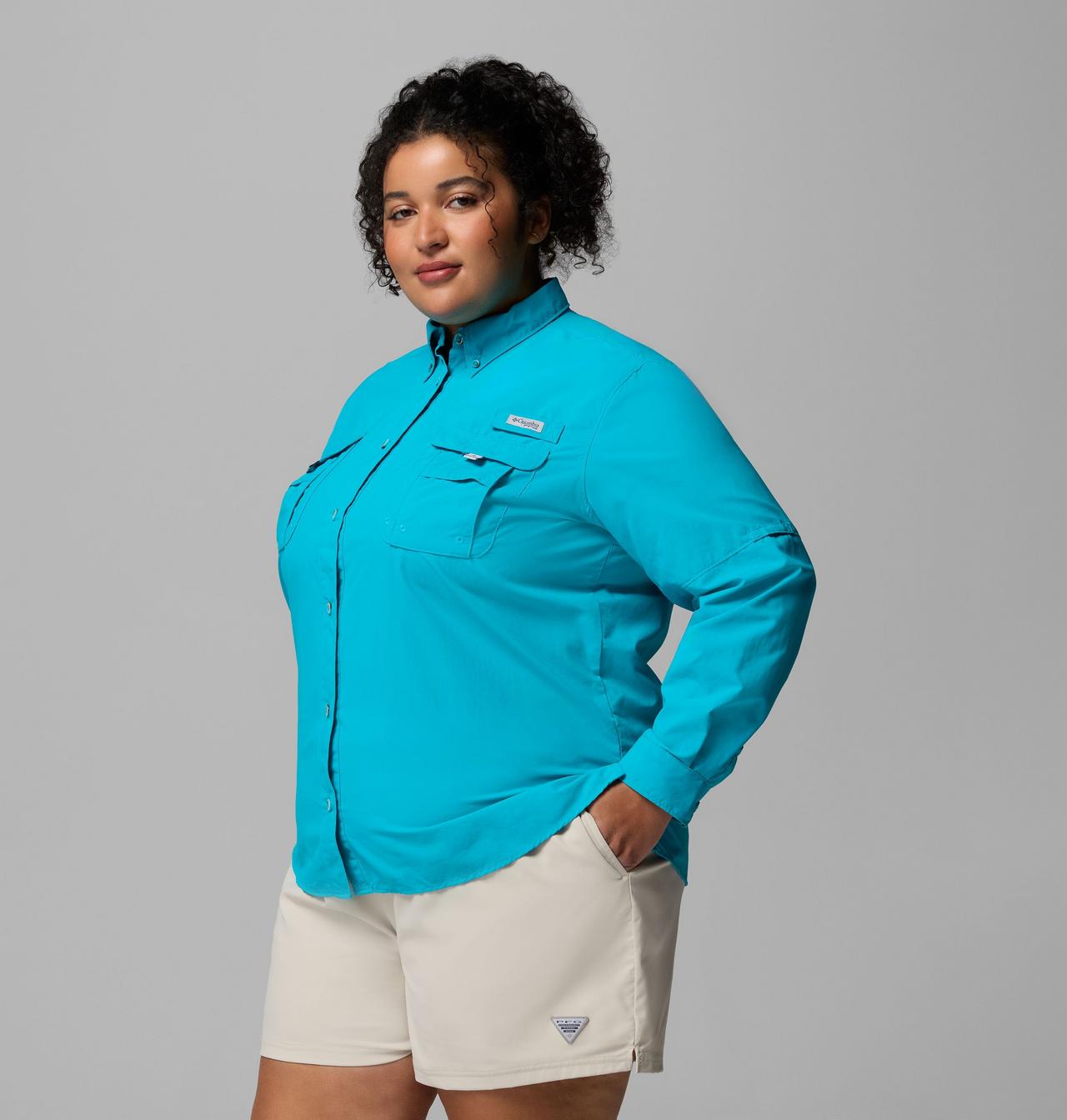 Women's PFG Bahama™ II Long Sleeve Shirt | 443 | 1X 4