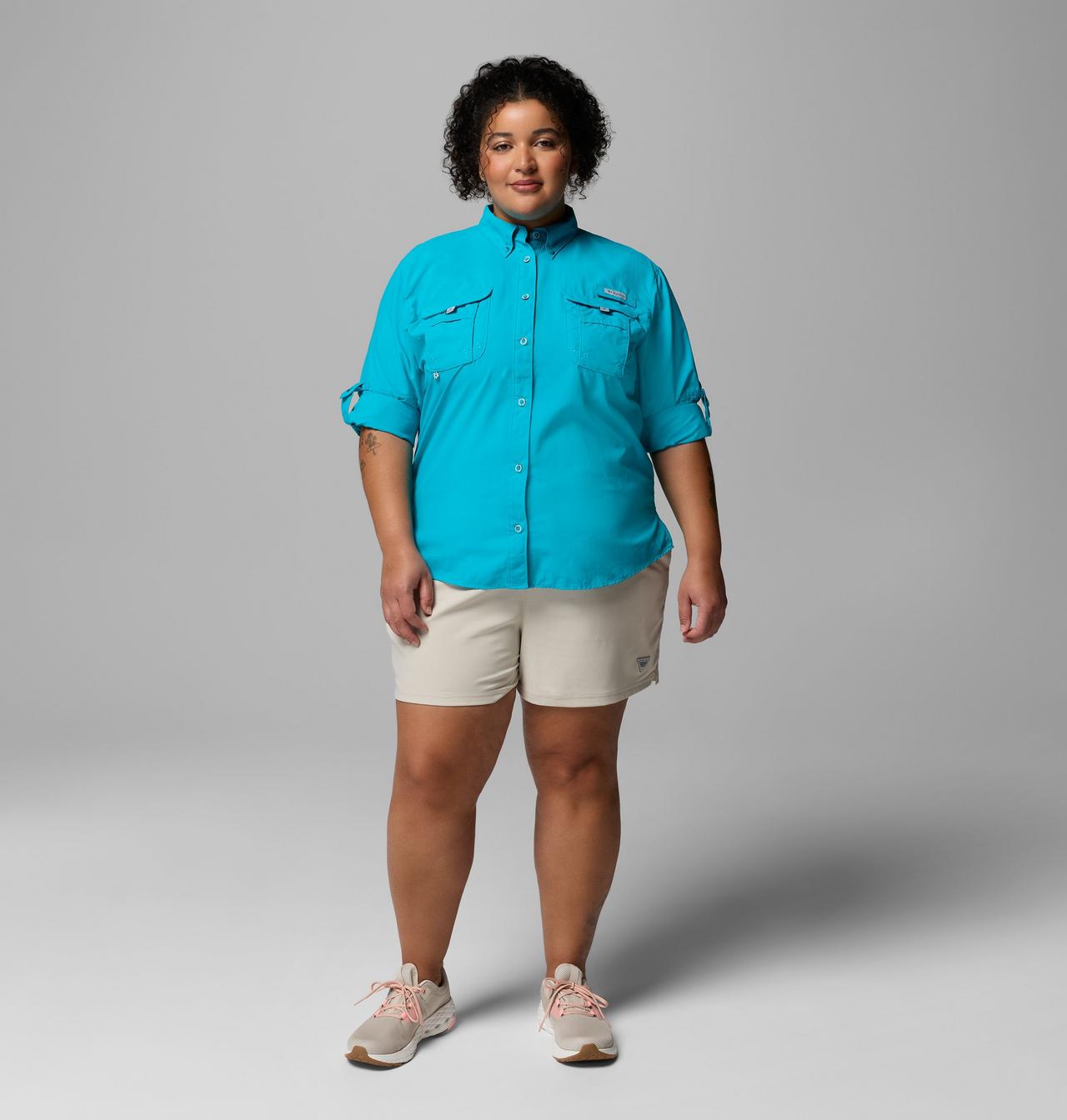 Women's PFG Bahama™ II Long Sleeve Shirt | 443 | 1X 2