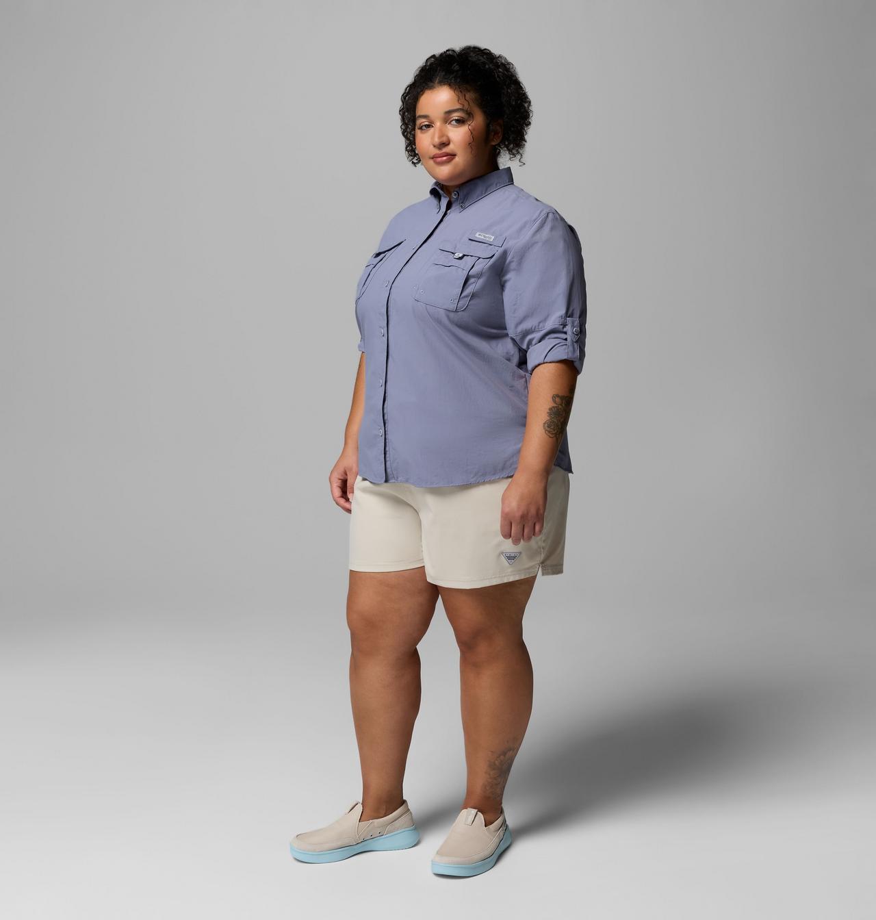 Women's PFG Bahama™ II Long Sleeve Shirt | 556 | 3X 2