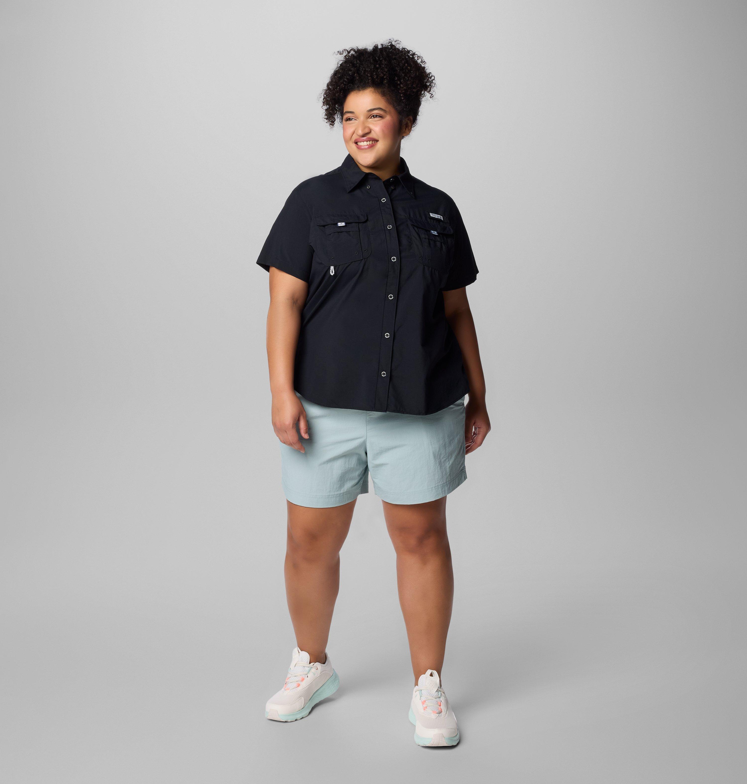 Women's PFG Bahama Short Sleeve Shirt - Plus Size | 010 | 3X 3