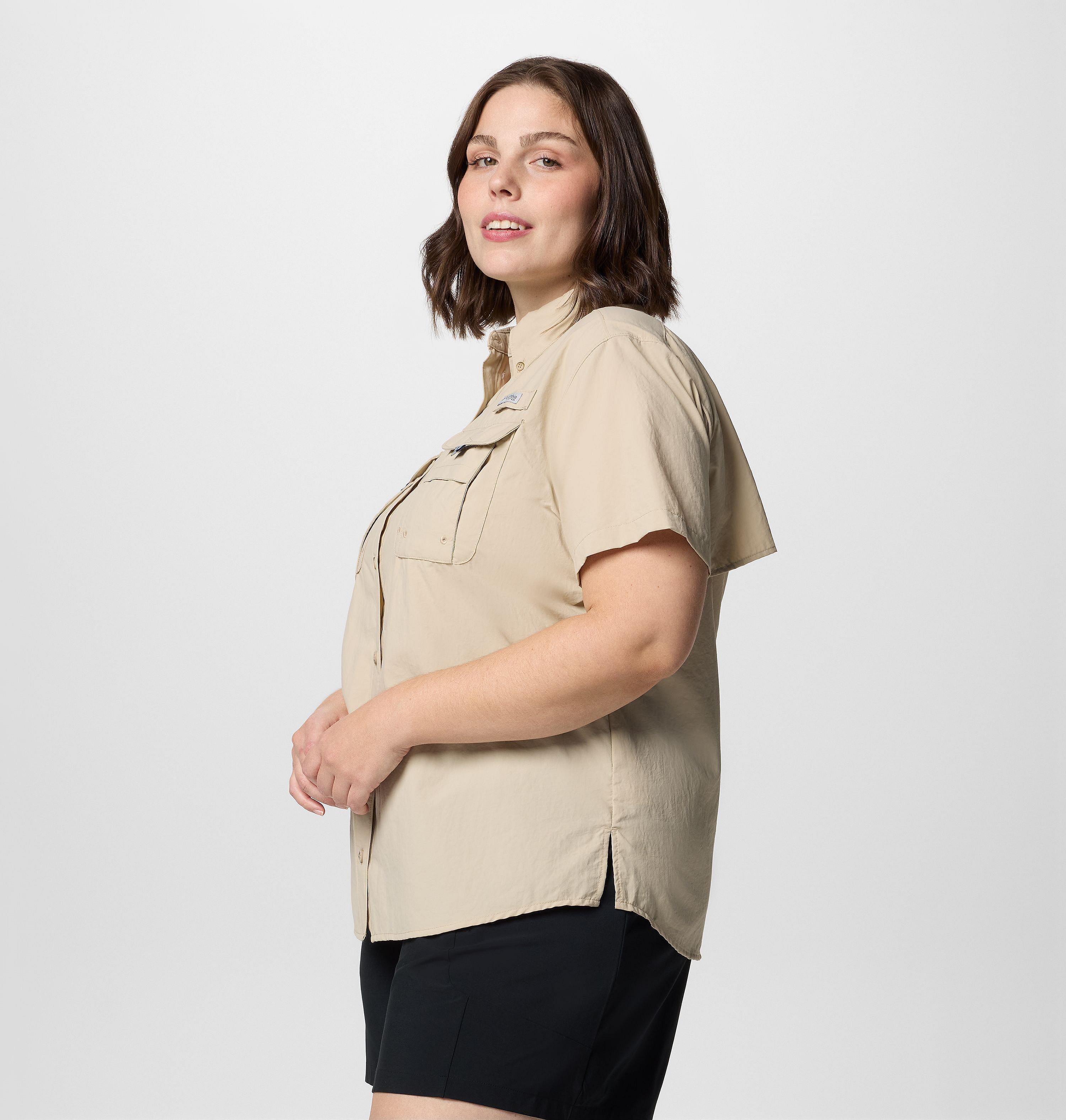 Women's PFG Bahama Short Sleeve Shirt - Plus Size 3