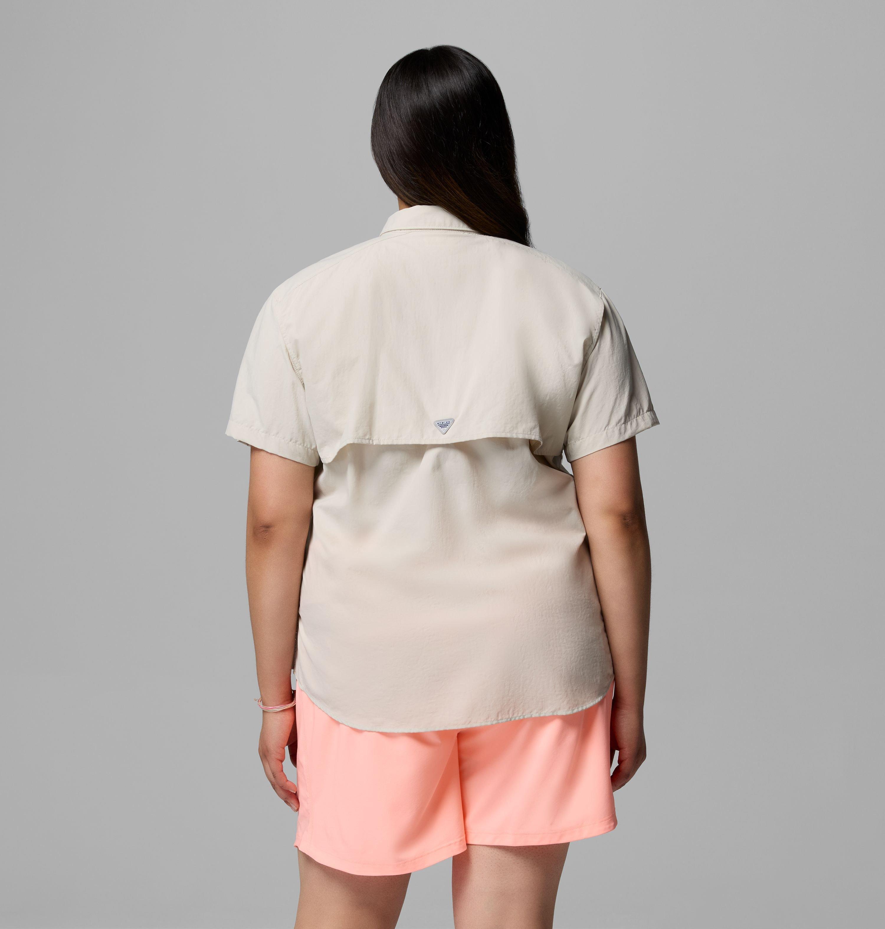 Women's PFG Bahama Short Sleeve Shirt - Plus Size | 276 | 1X 3