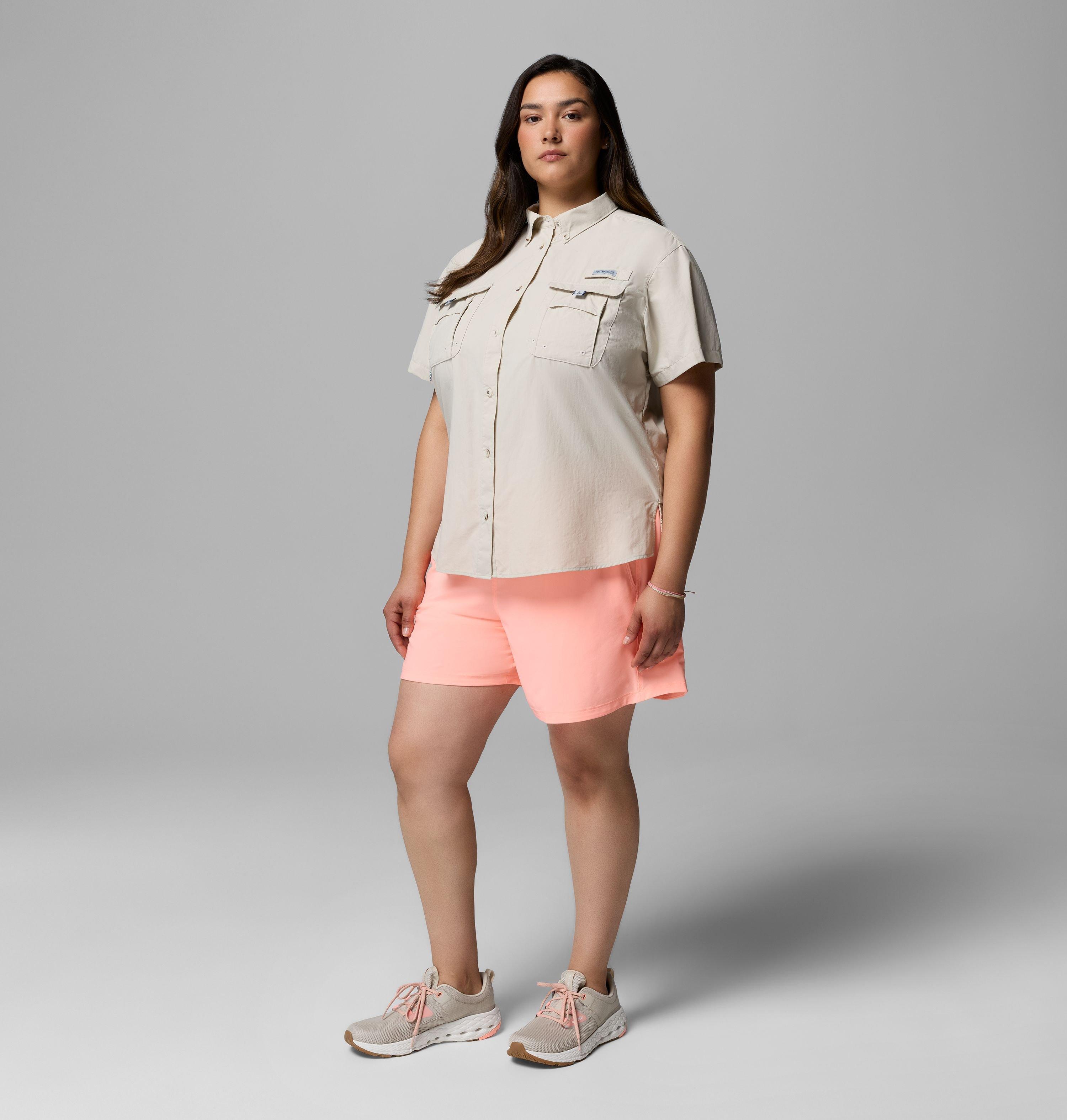 Women's PFG Bahama Short Sleeve Shirt - Plus Size | 276 | 1X 2
