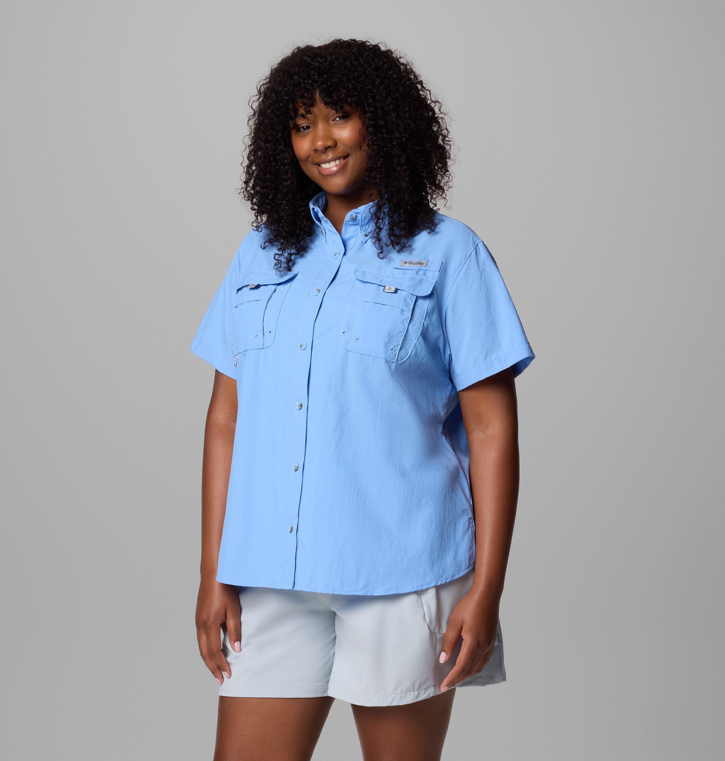 Women's PFG Bahama Short Sleeve Shirt - Plus Size | 450 | 1X 4