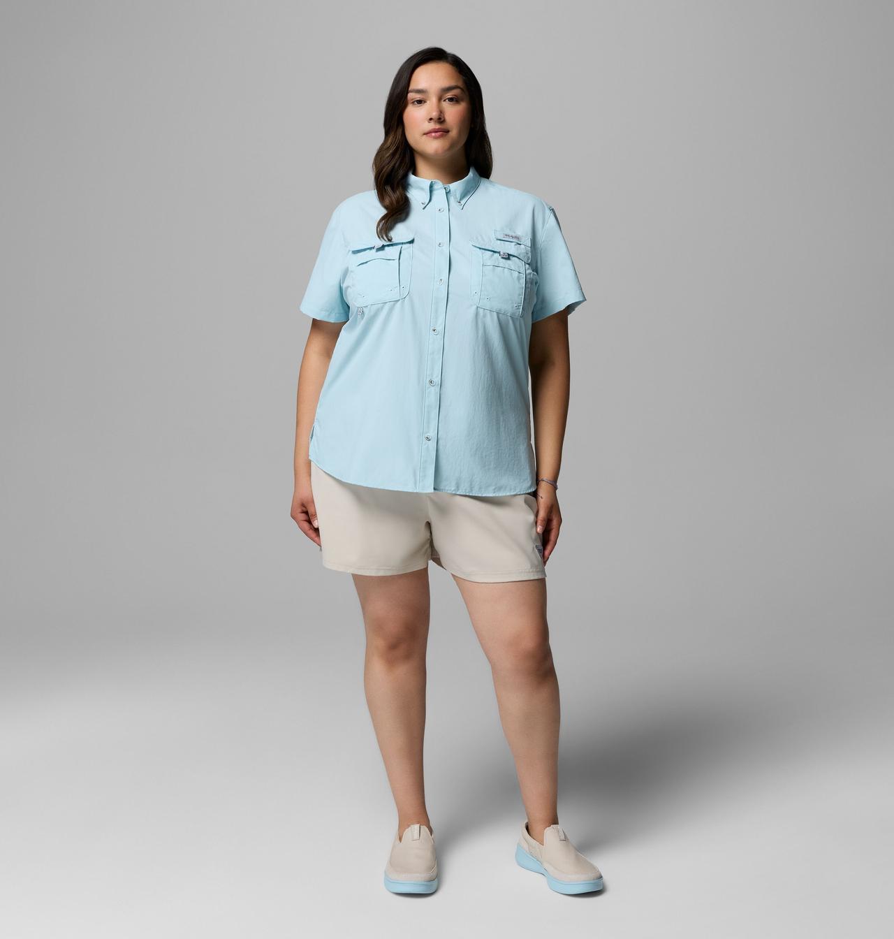 Women's PFG Bahama™ Short Sleeve Shirt - Plus Size 2
