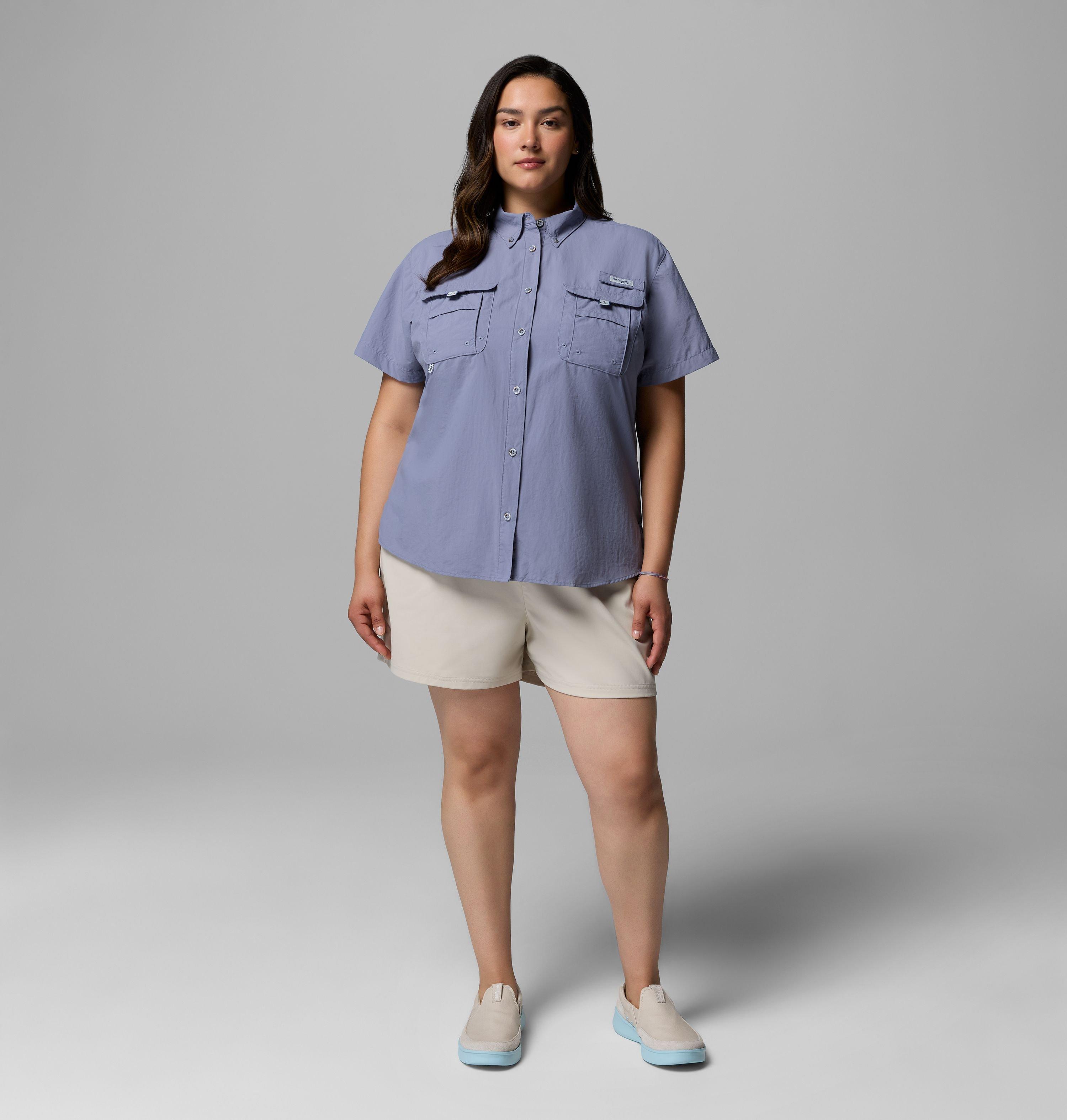 Women's PFG Bahama Short Sleeve Shirt - Plus Size | 556 | 1X 2
