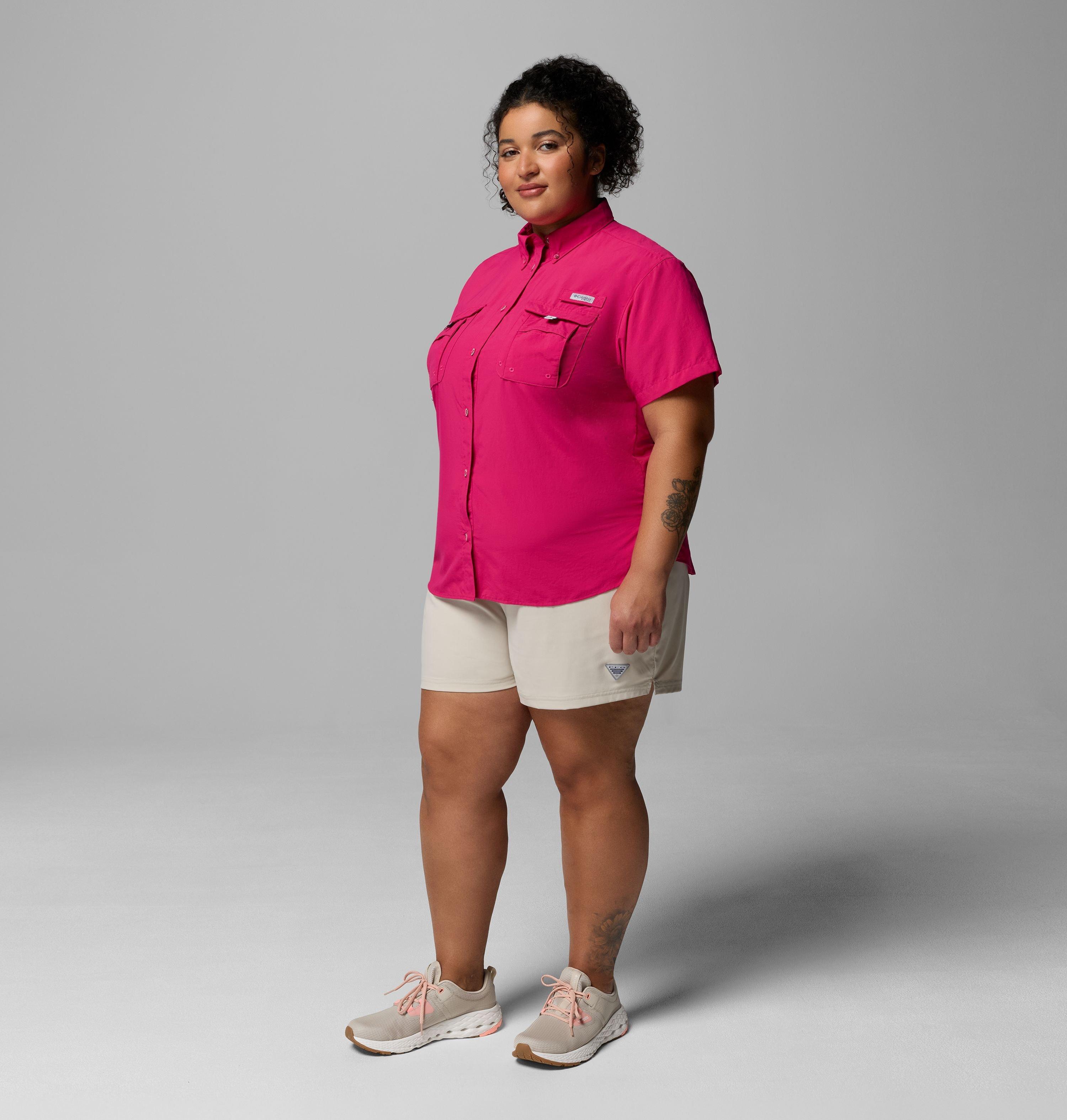 Women's PFG Bahama Short Sleeve Shirt - Plus Size | 656 | 1X 2
