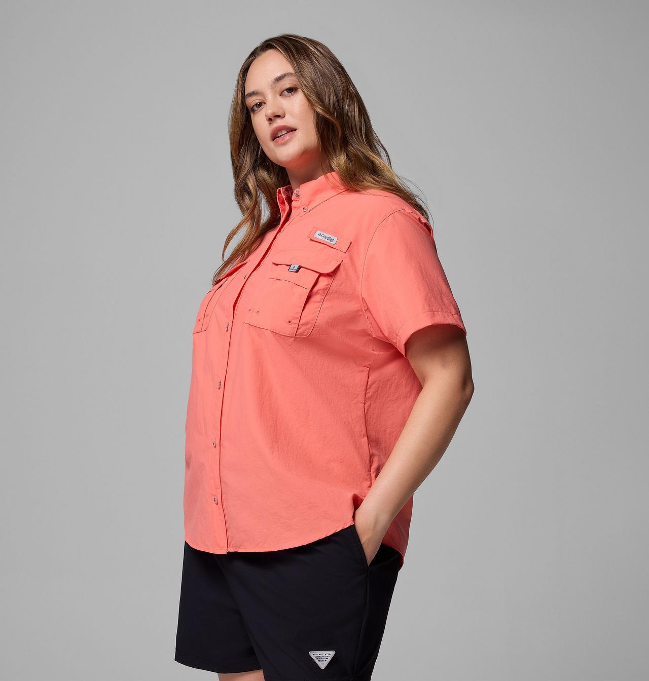 Women's PFG Bahama™ Short Sleeve Shirt - Plus Size 4