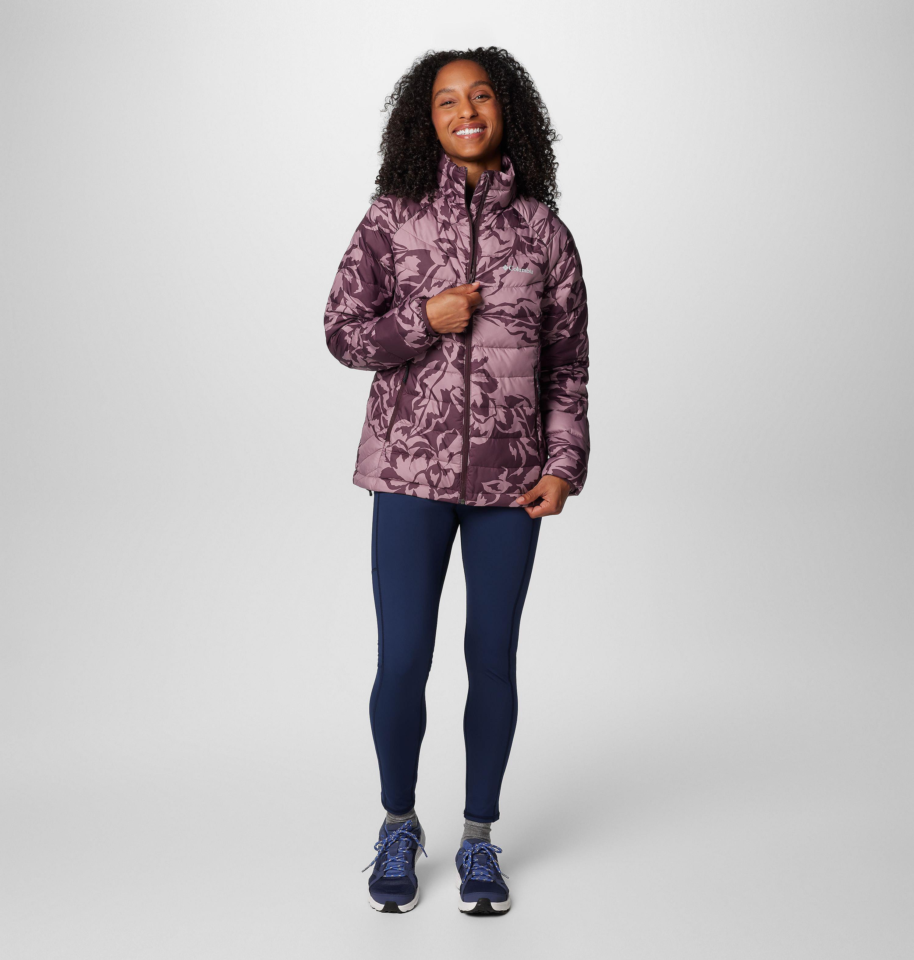 Women's Powder Lite II Printed Full Zip Jacket 3