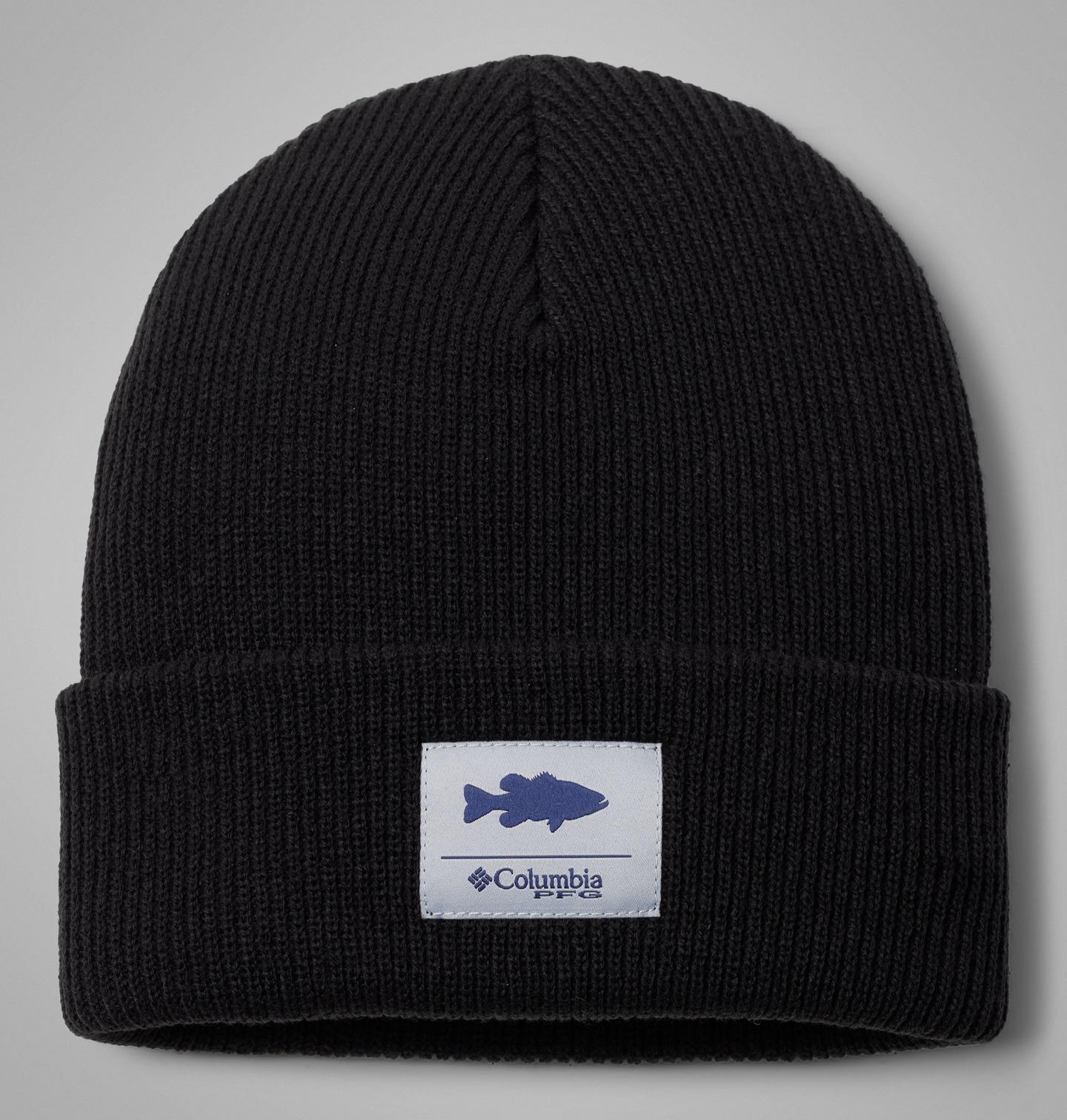 Шапка Columbia PFG Cuffed Beanie, цвет: Чёрный — фото 1