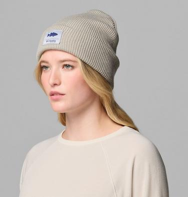 Unisex PFG Cuffed Beanie, Color: Grey Green, Bass Graphic, image 12