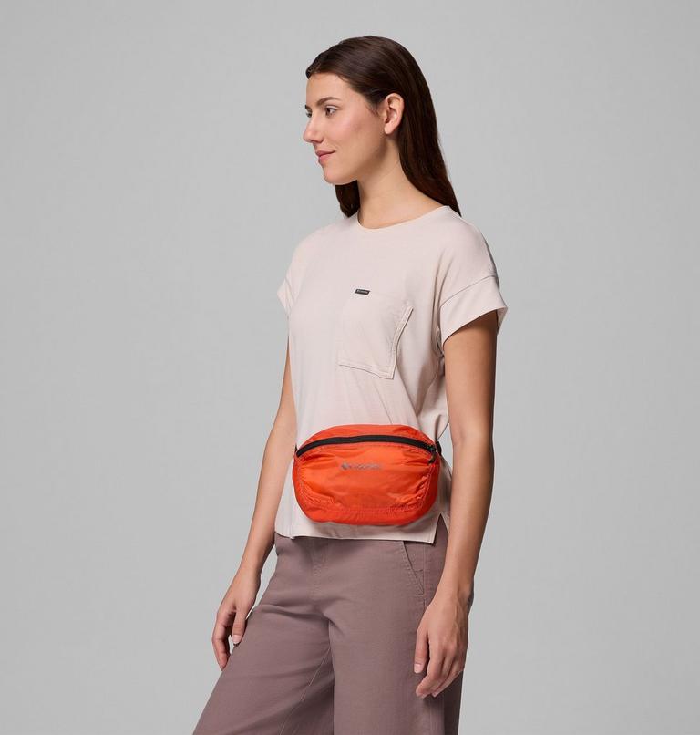 Unisex Lightweight Packable II Hip Pack, Color: Zing, Black, image 6